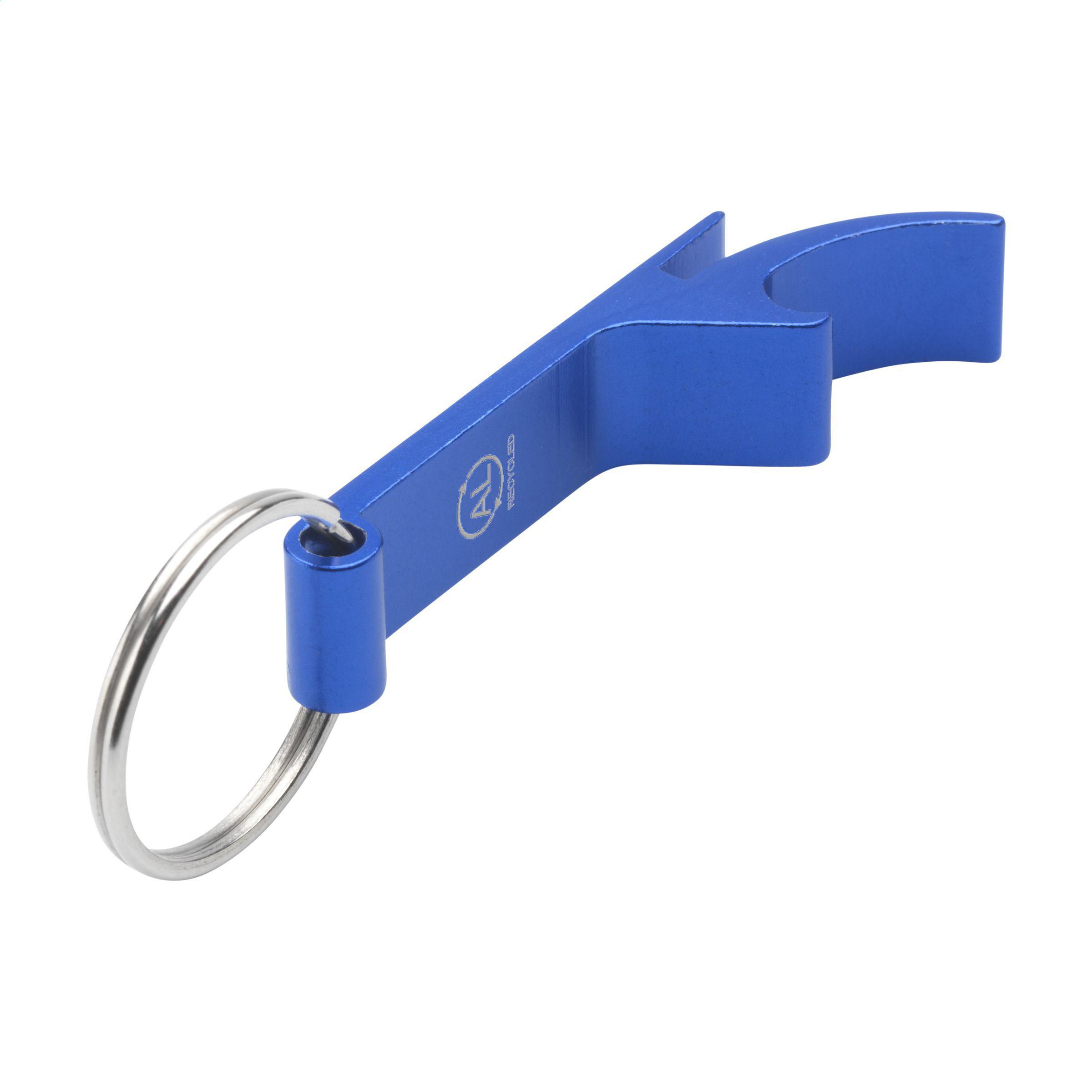 Vue 8 de Opener GRS Recycled Aluminium porte-clés