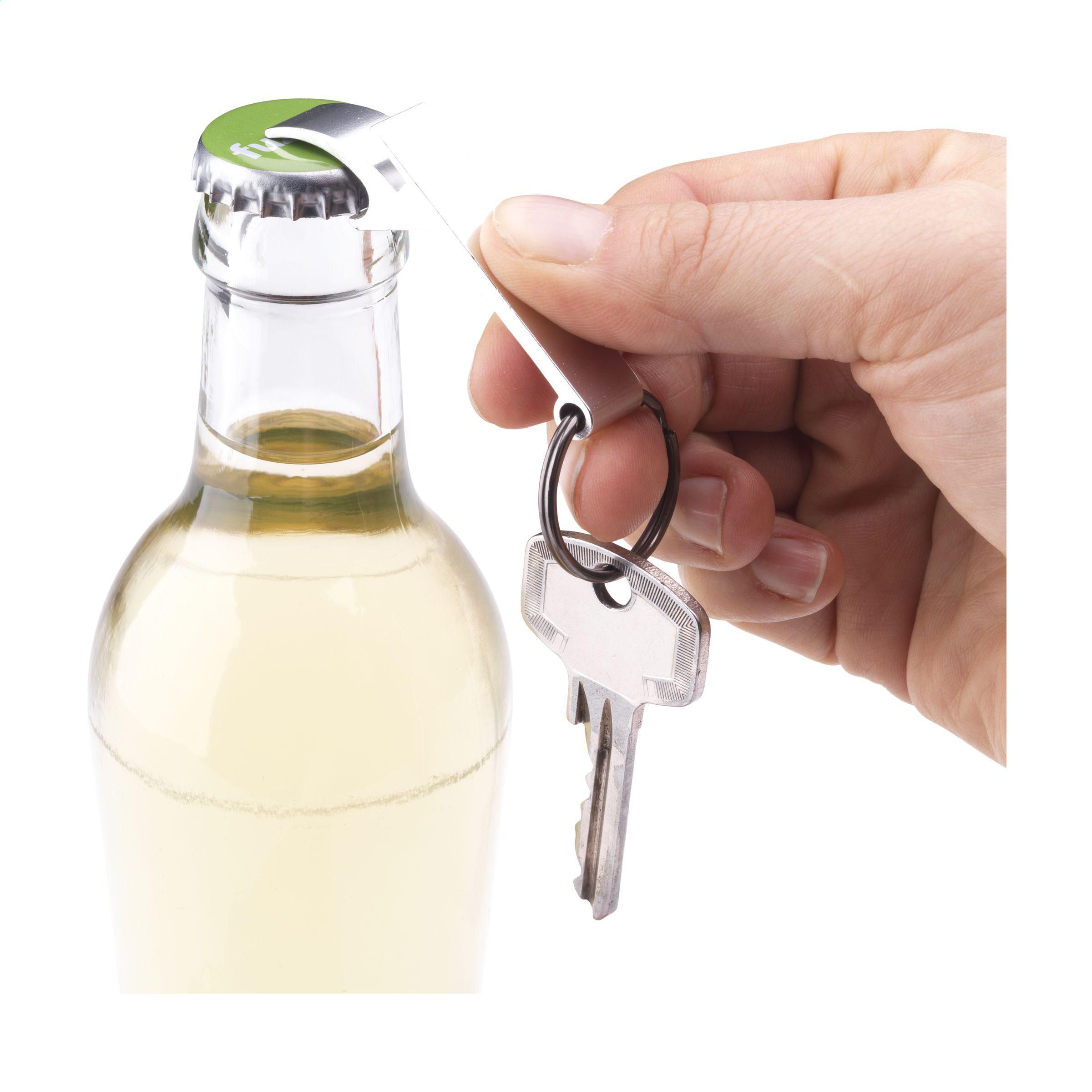 Vue 5 de Opener GRS Recycled Aluminium porte-clés