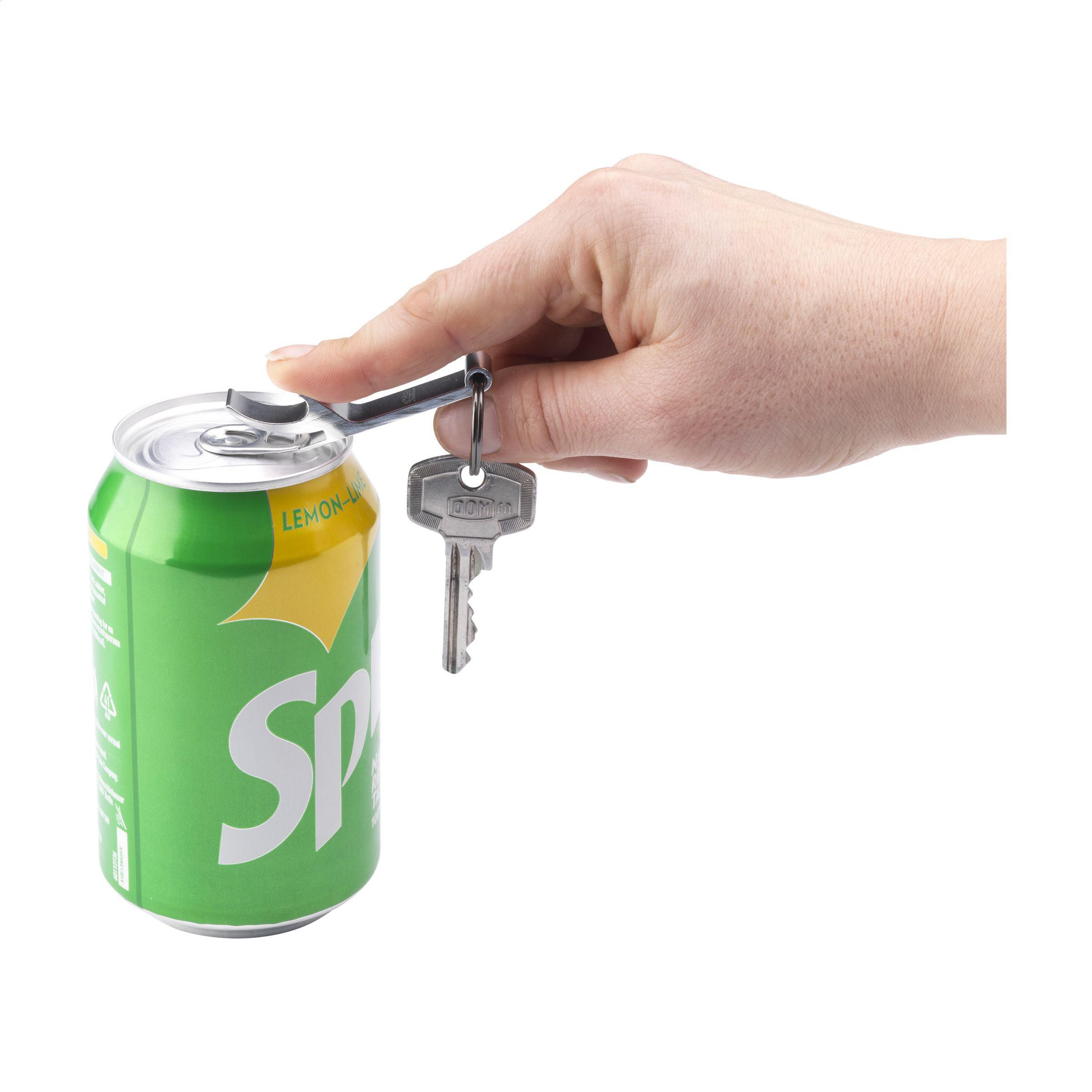 Vue 6 de Opener GRS Recycled Aluminium porte-clés