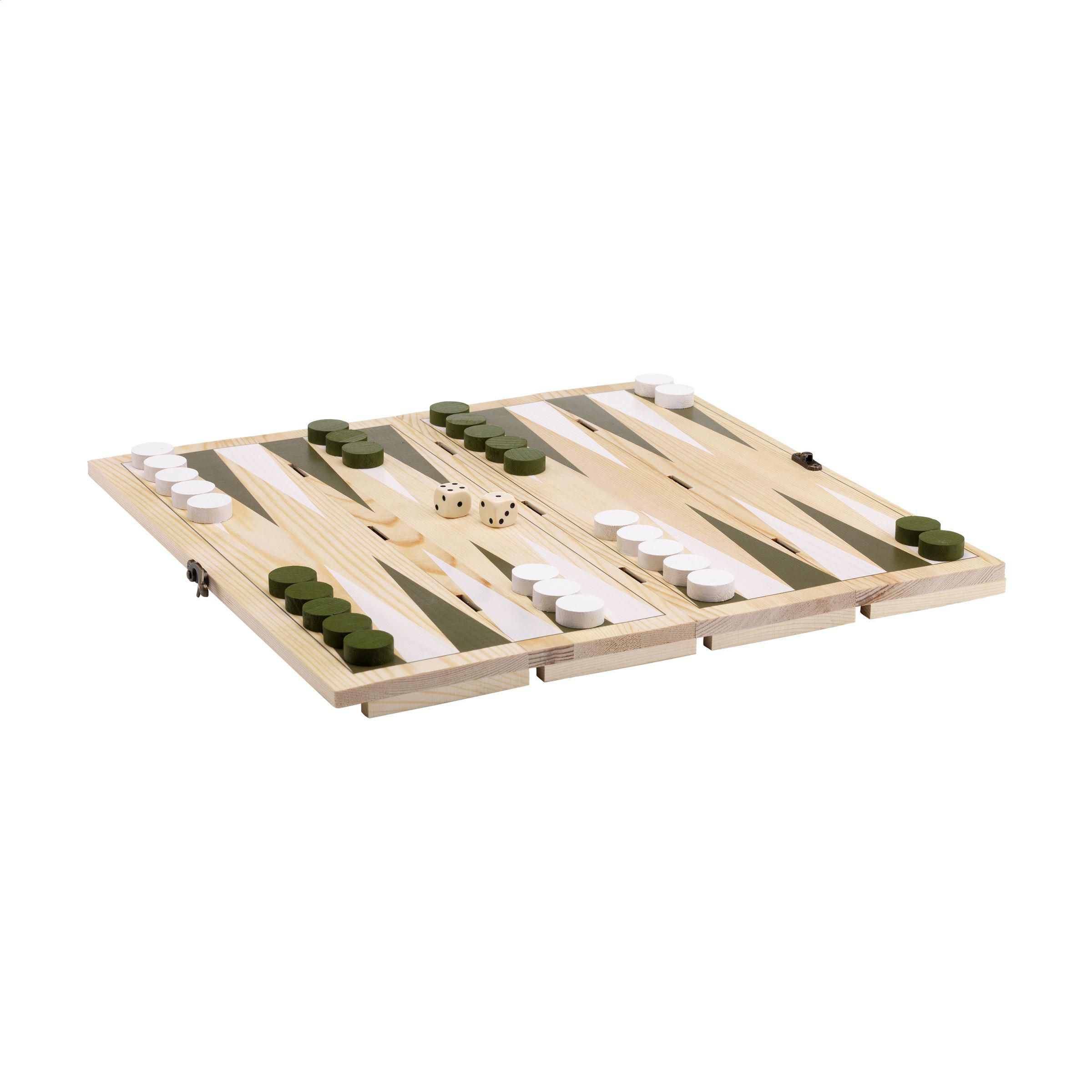 Vue 4 de Rackpack Gamebox Backgammon