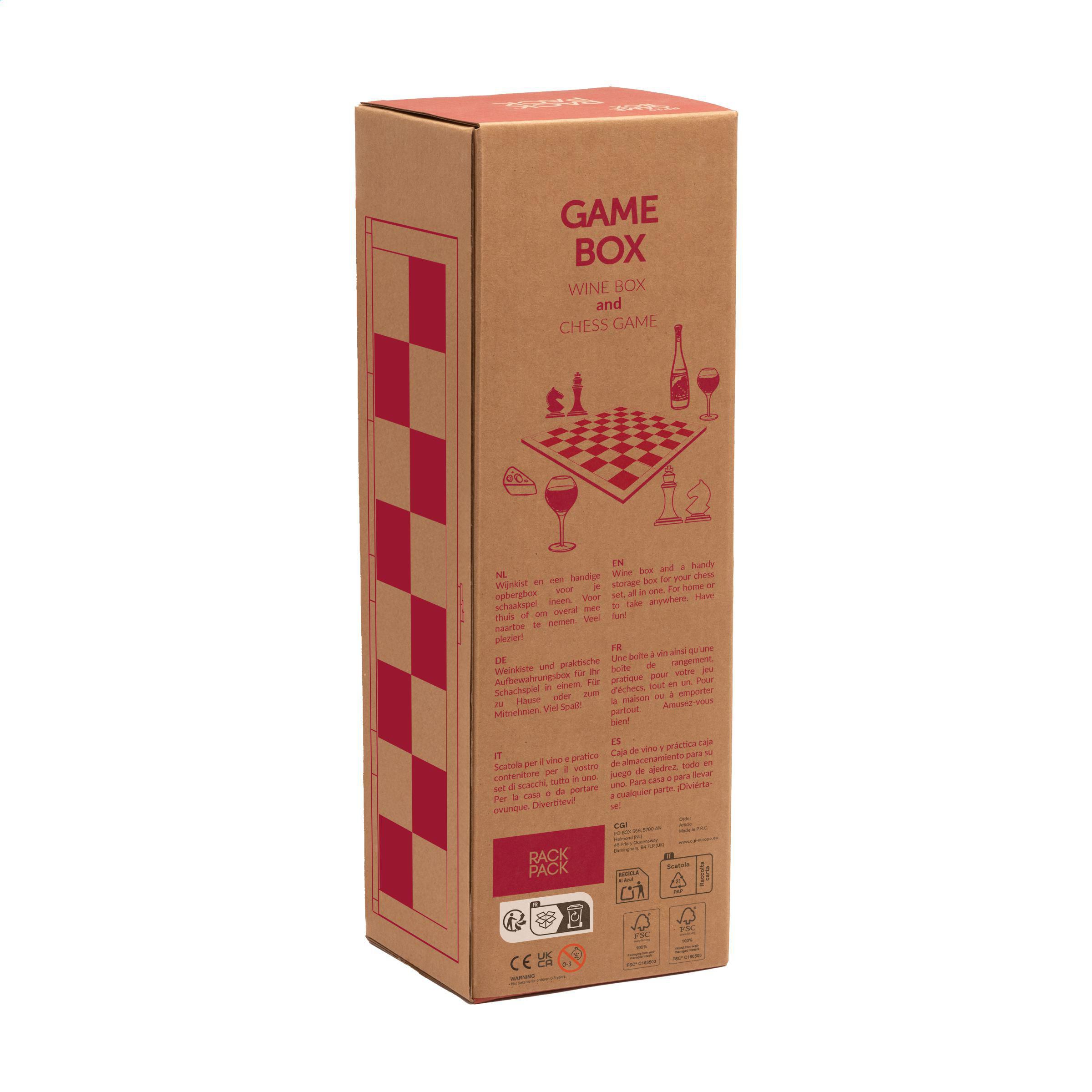 Vue 7 de Rackpack Gamebox Chess