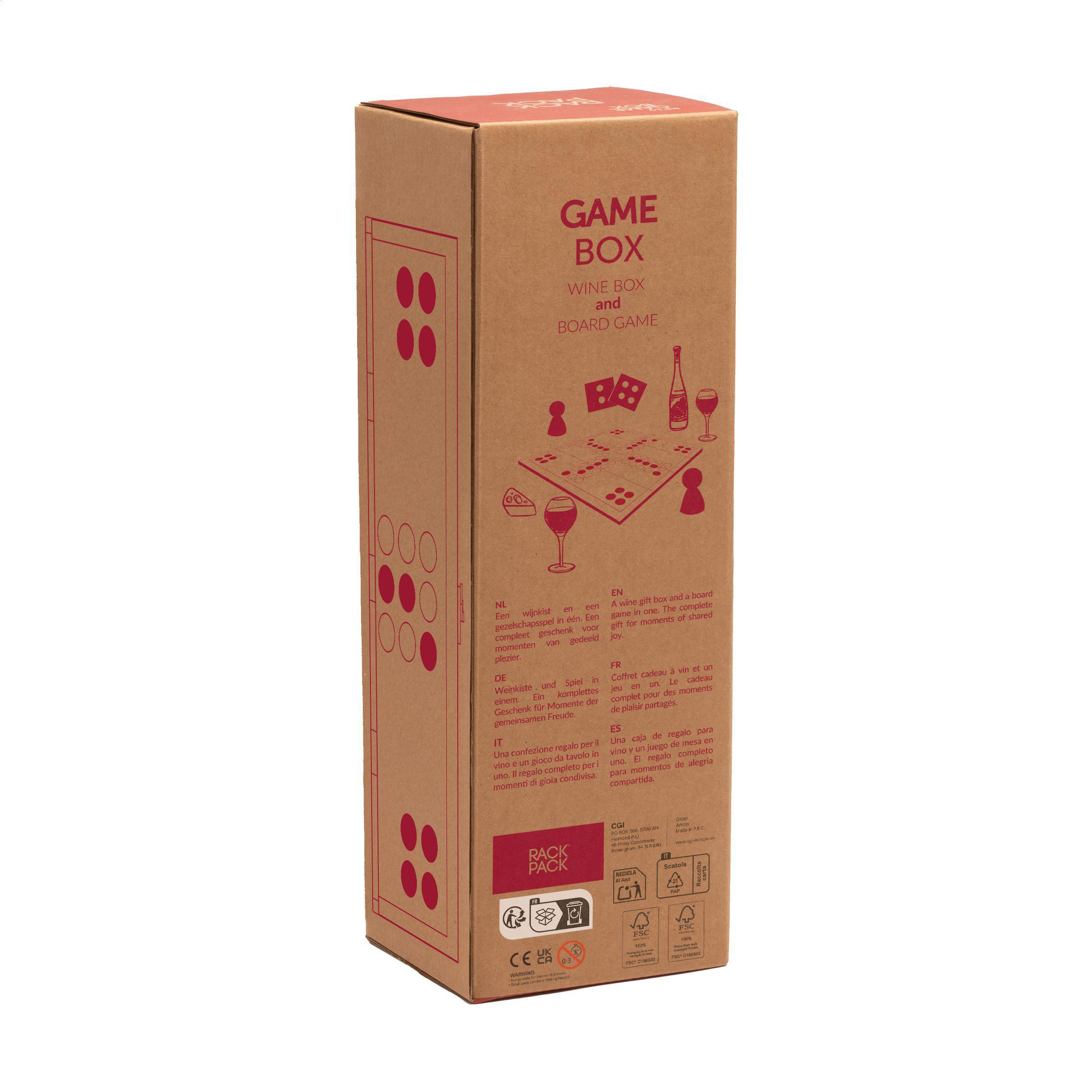 Vue 7 de Rackpack Gamebox Ludo