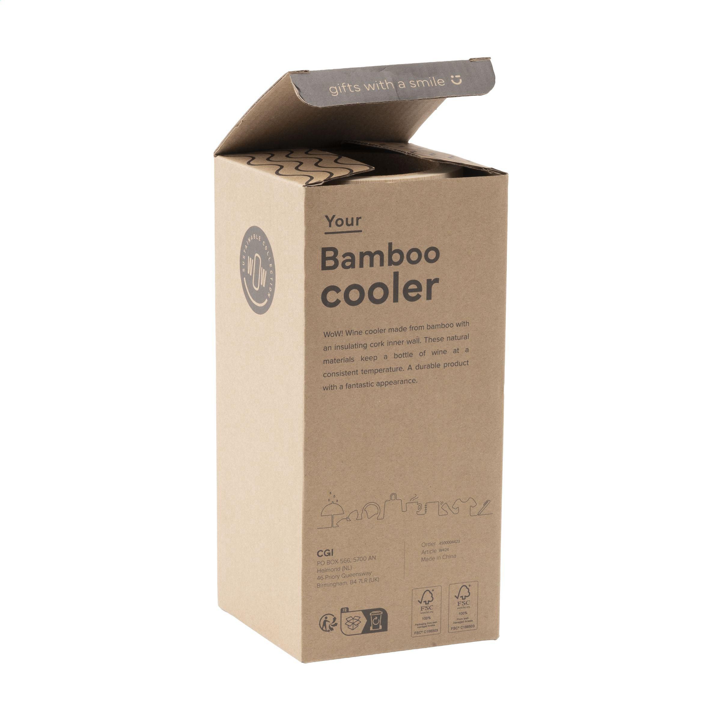 Vue 5 de Bamboo Cooler refroidisseur de vin