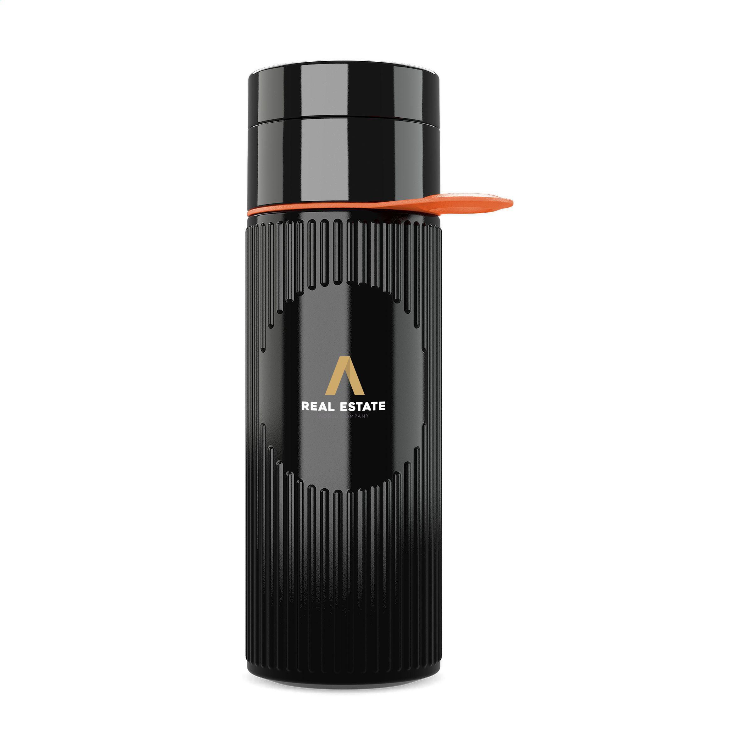 Vue 3 de Join The Pipe Atlantis Ring Bottle Black 500 ml