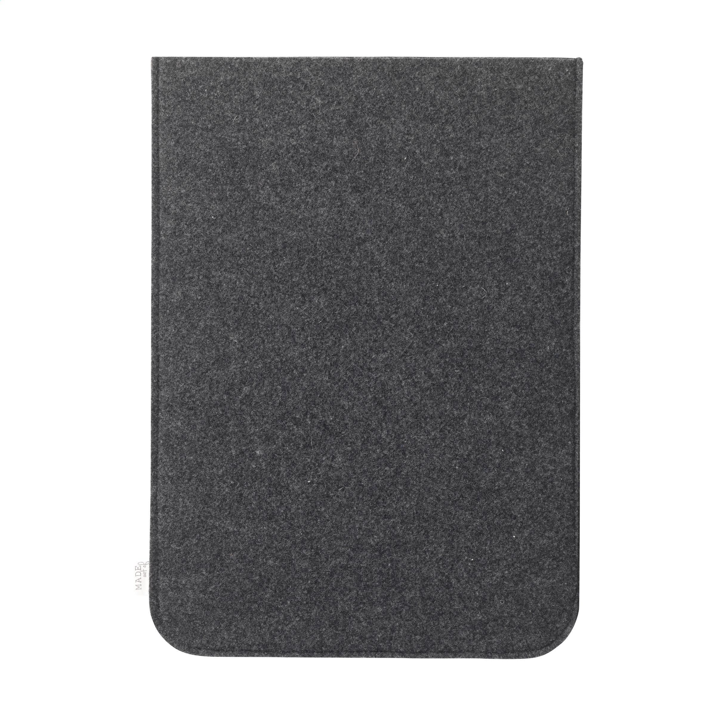 Vue 2 de Recyc Felt&Apple Imitation Leather LaptopSleeve 16p