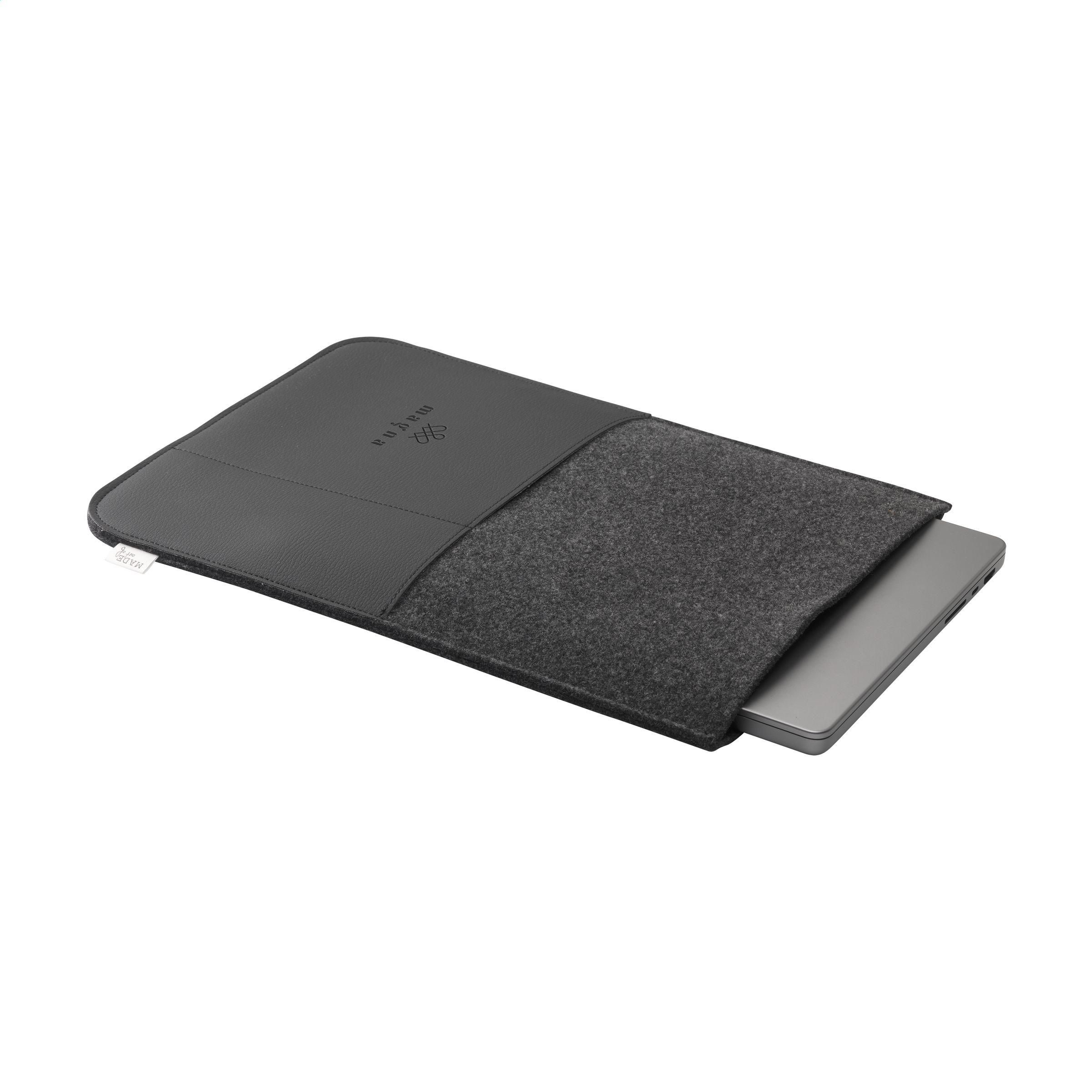 Vue 3 de Recyc Felt&Apple Imitation Leather LaptopSleeve 16p