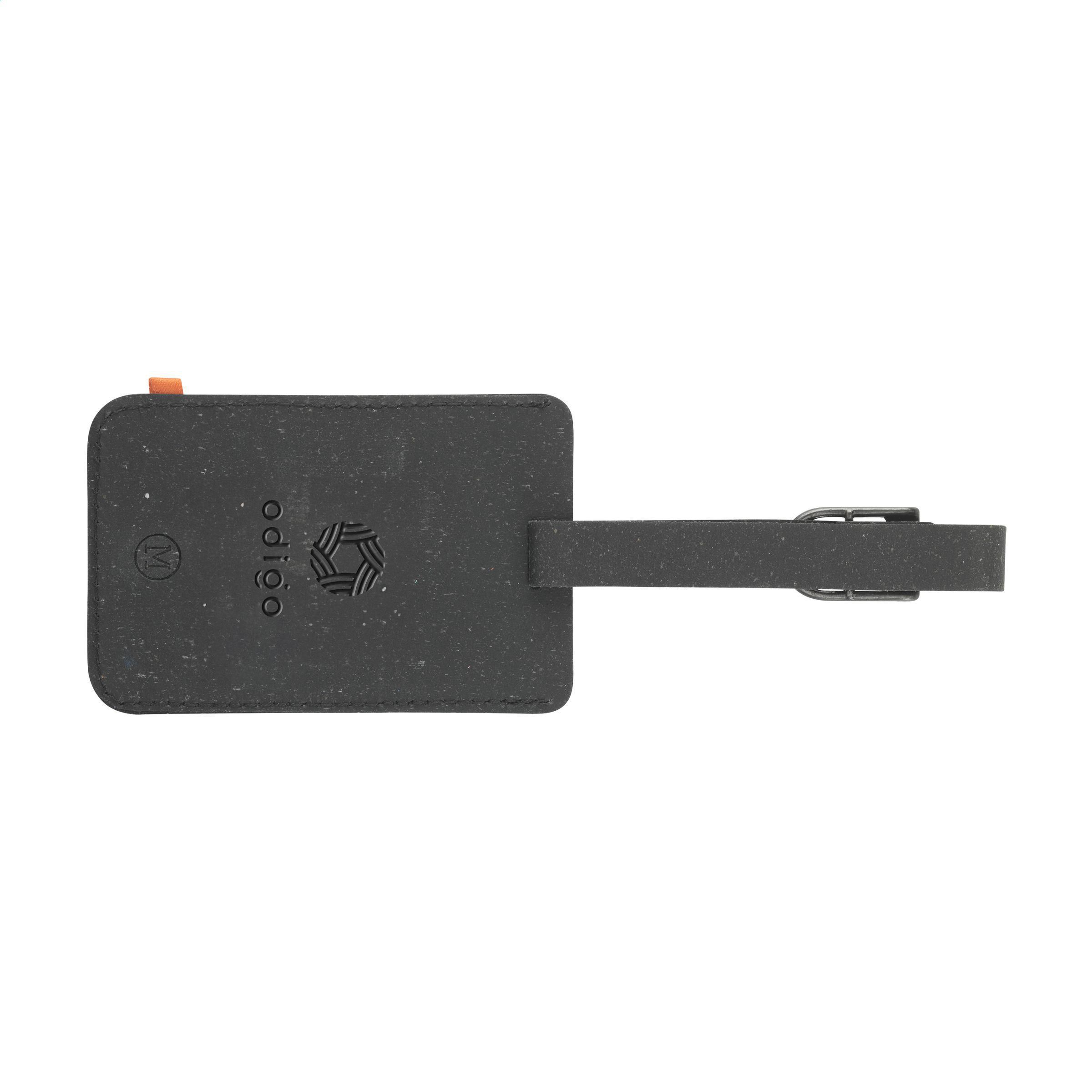 Vue 8 de Recycled Leather Luggage Tag 'étiquette de bagage