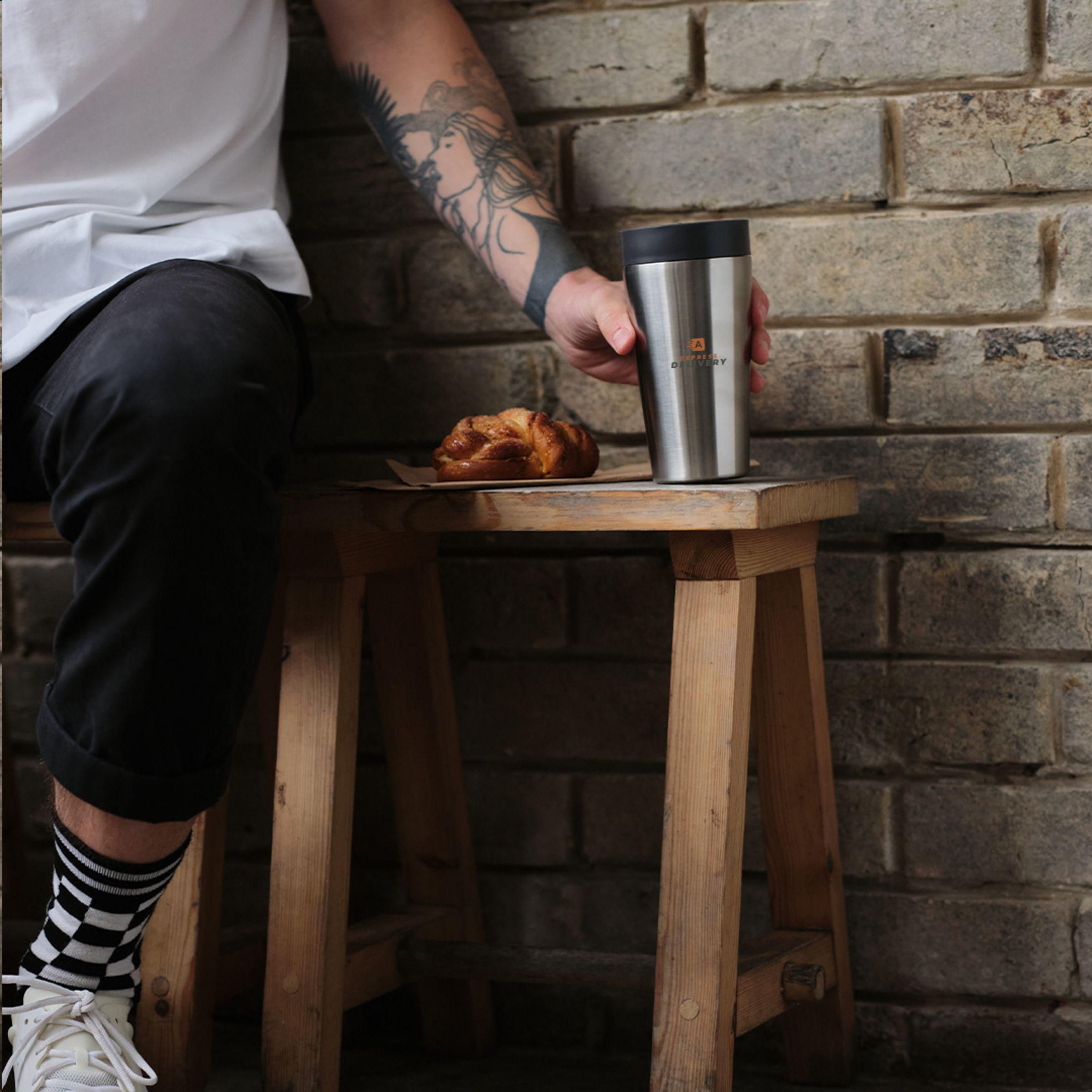 Vue 13 de Circular&Co Recycled Stainless Steel Coffee Cup 340 ml