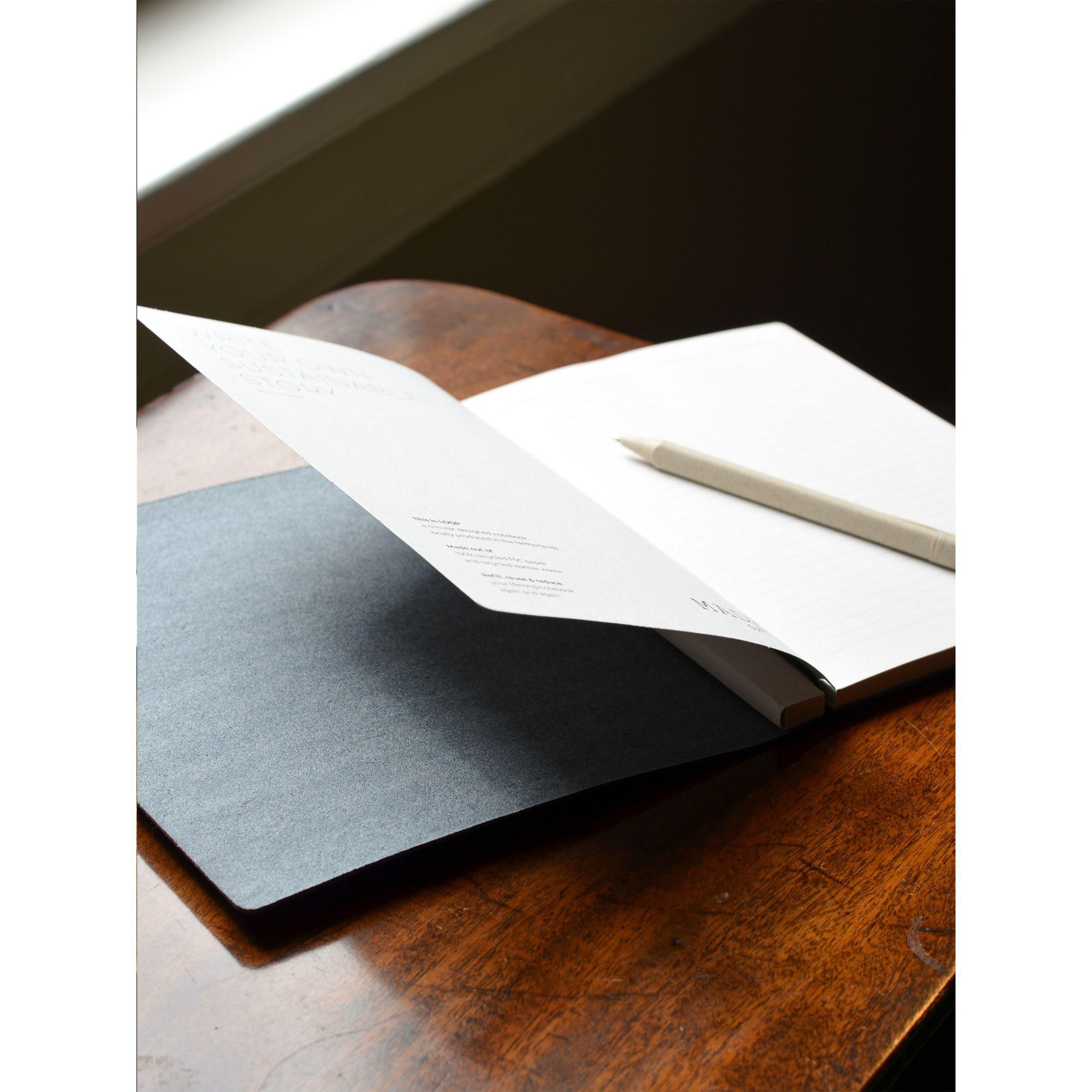 Vue 9 de Recycled Textile Refillable Notebook A5 carnet de notes