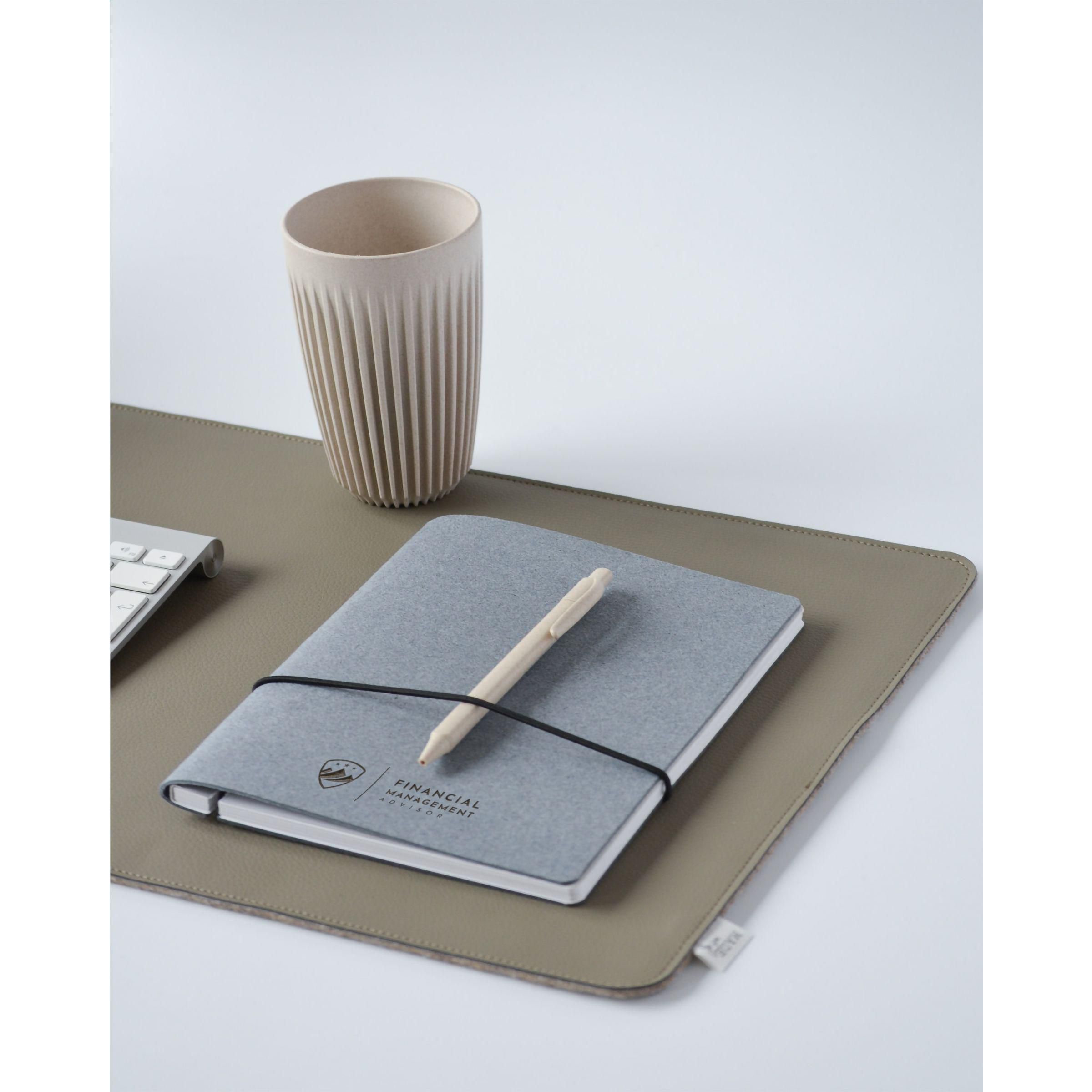 Vue 10 de Recycled Textile Refillable Notebook A5 carnet de notes