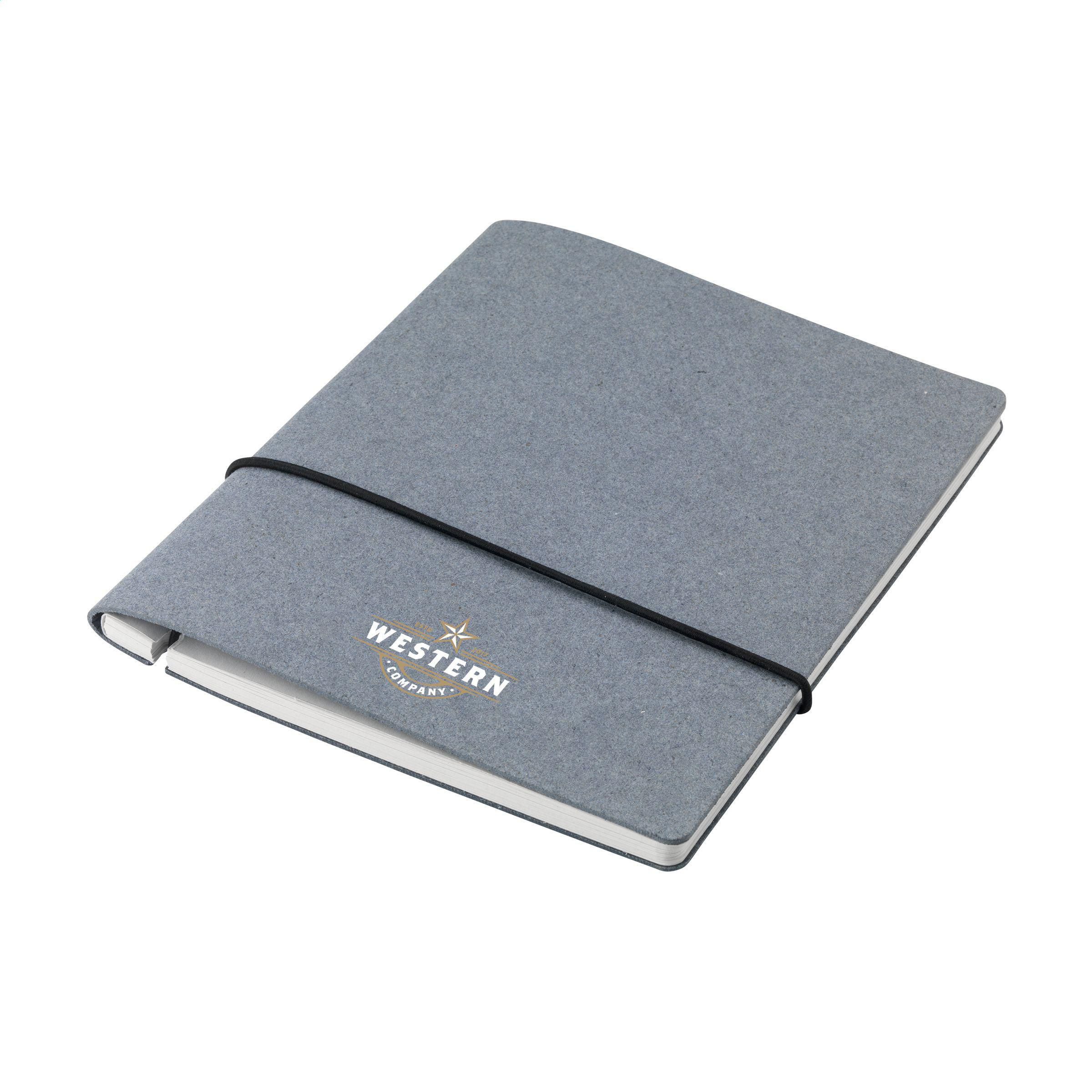 Vue 6 de Recycled Textile Refillable Notebook A5 carnet de notes