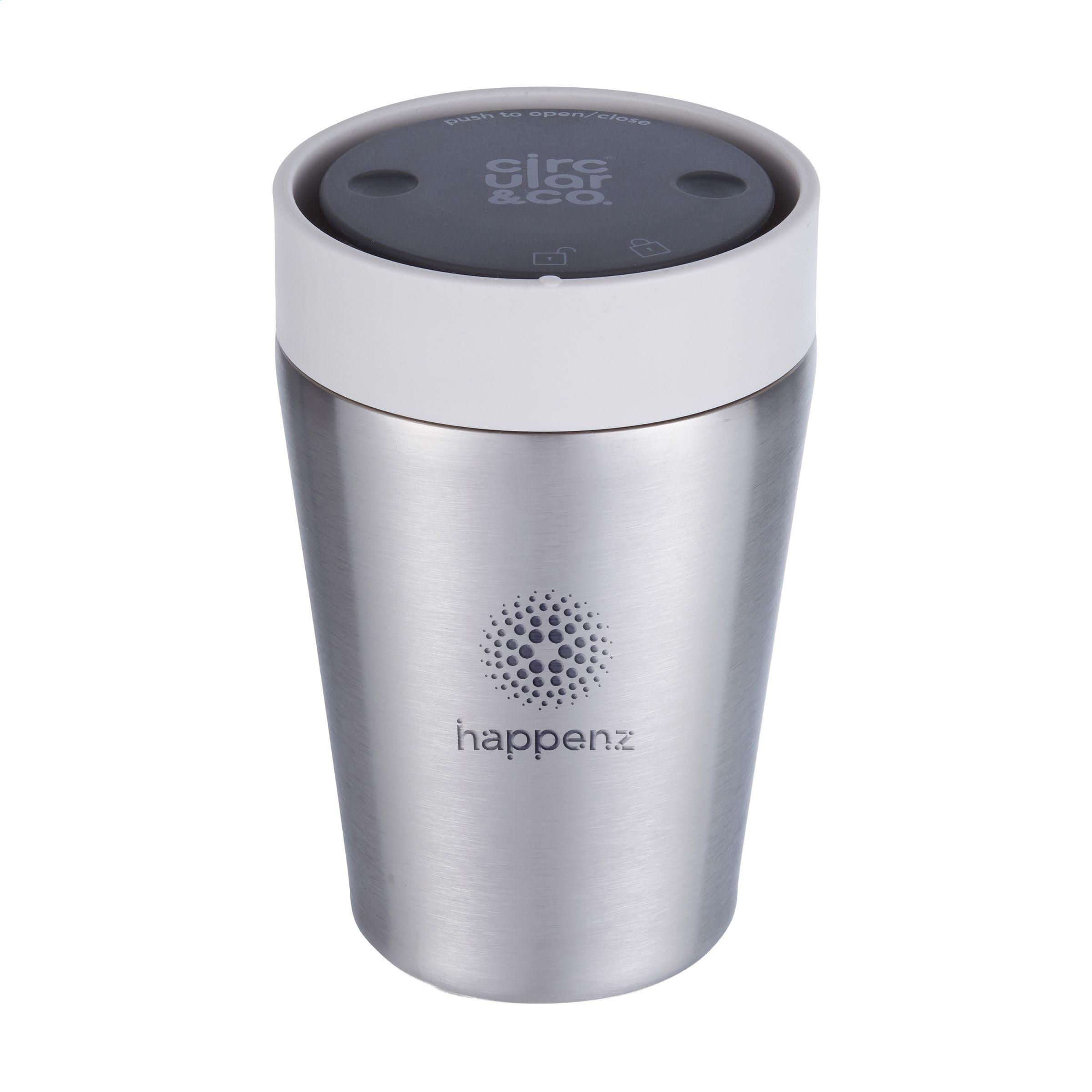 Vue 2 de Circular&Co Recycled Stainless Steel Coffee Cup 227 ml