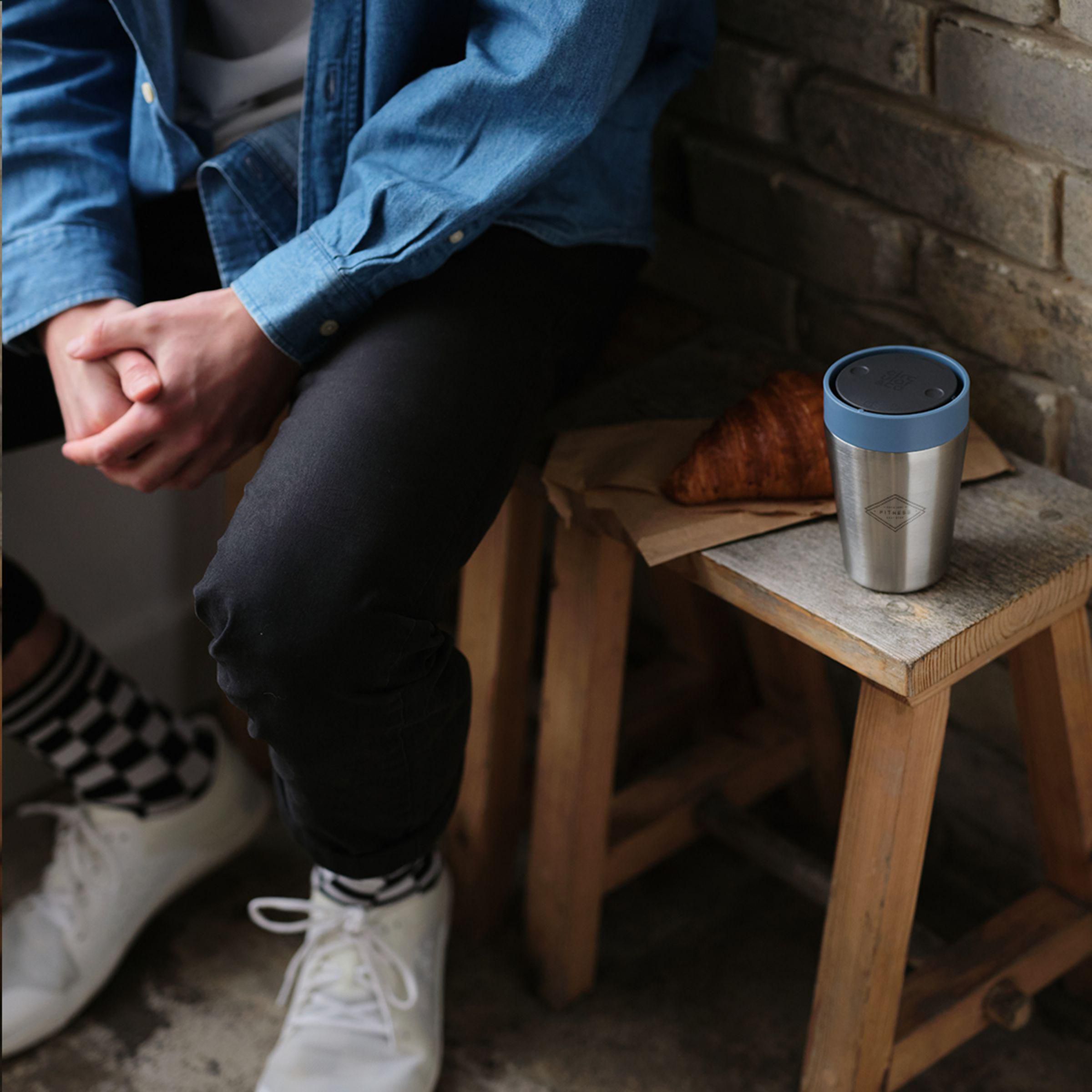 Vue 13 de Circular&Co Recycled Stainless Steel Coffee Cup 227 ml