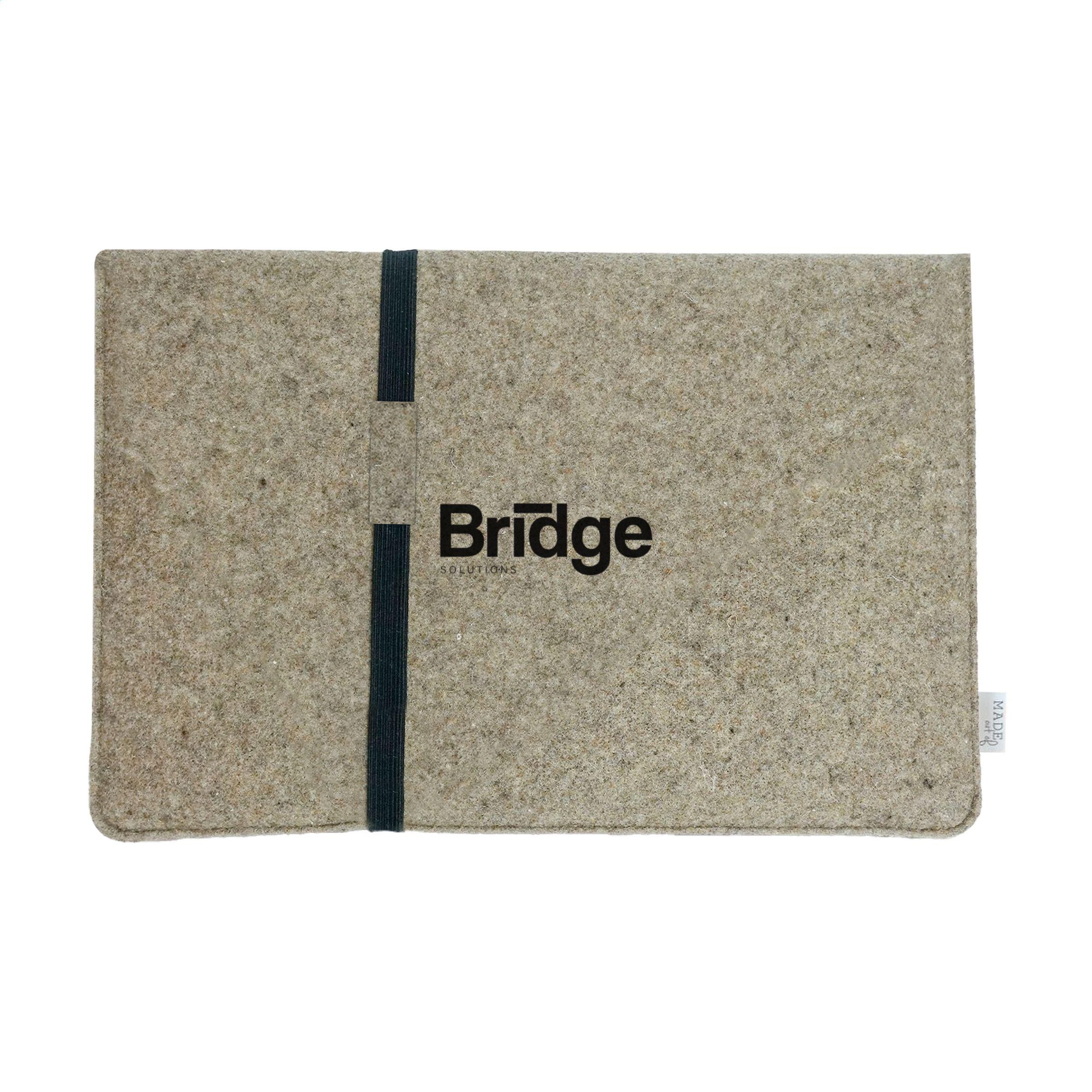Vue 2 de Recycled Felt Laptop Sleeve 14"