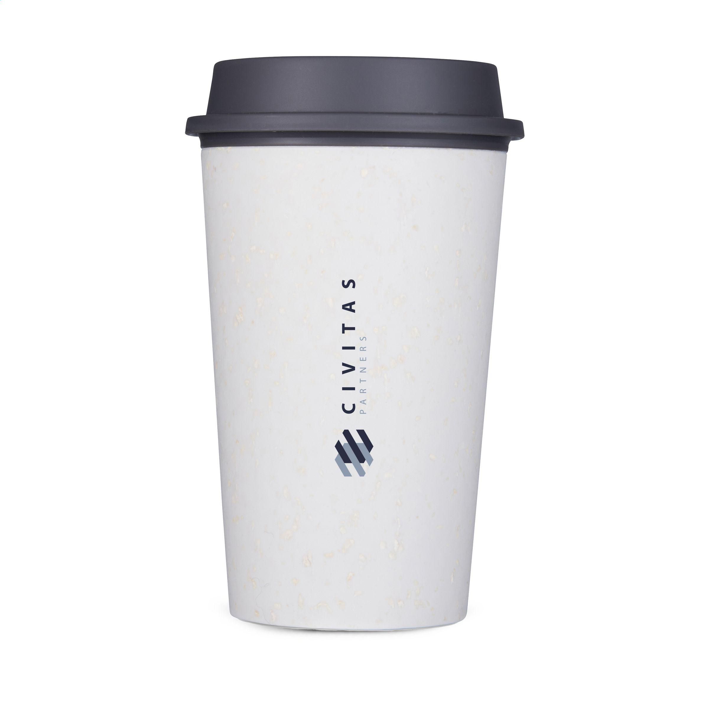 Vue 2 de Circular&Co Recycled Now Cup Black Lid 340 ml mug