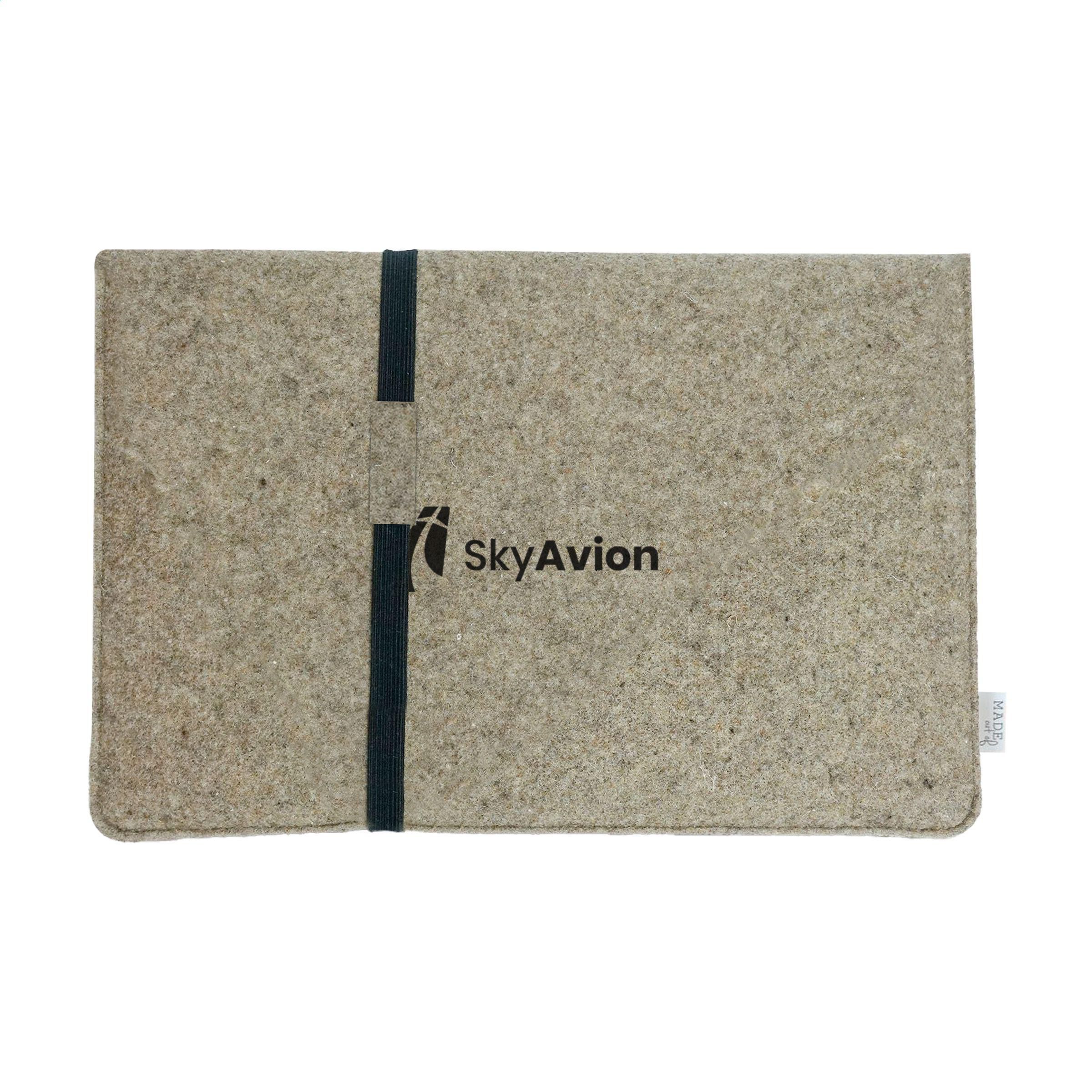 Vue 2 de Recycled Felt Laptop Sleeve 15/16p