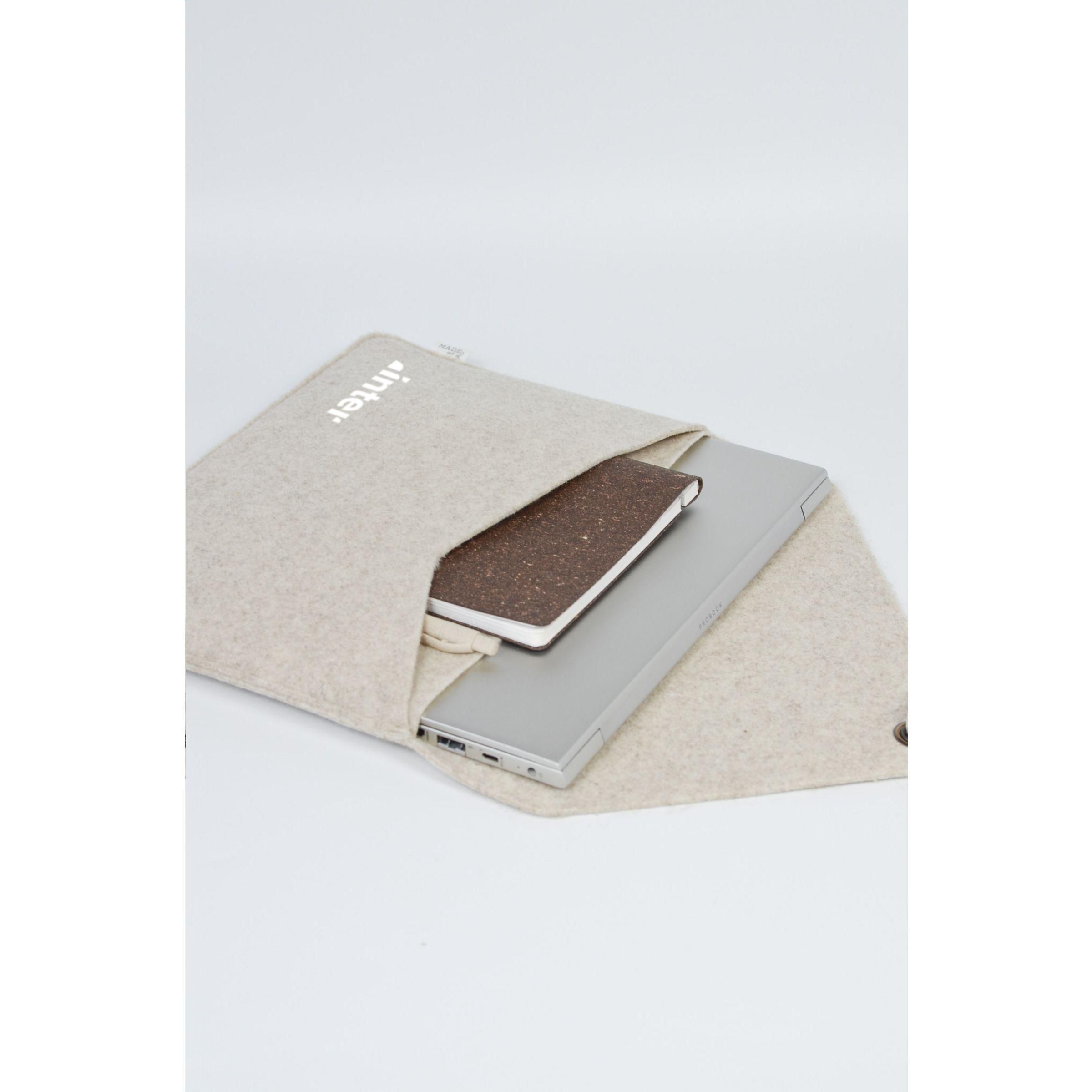 Vue 6 de Recycled Felt Laptop Sleeve 15/16p