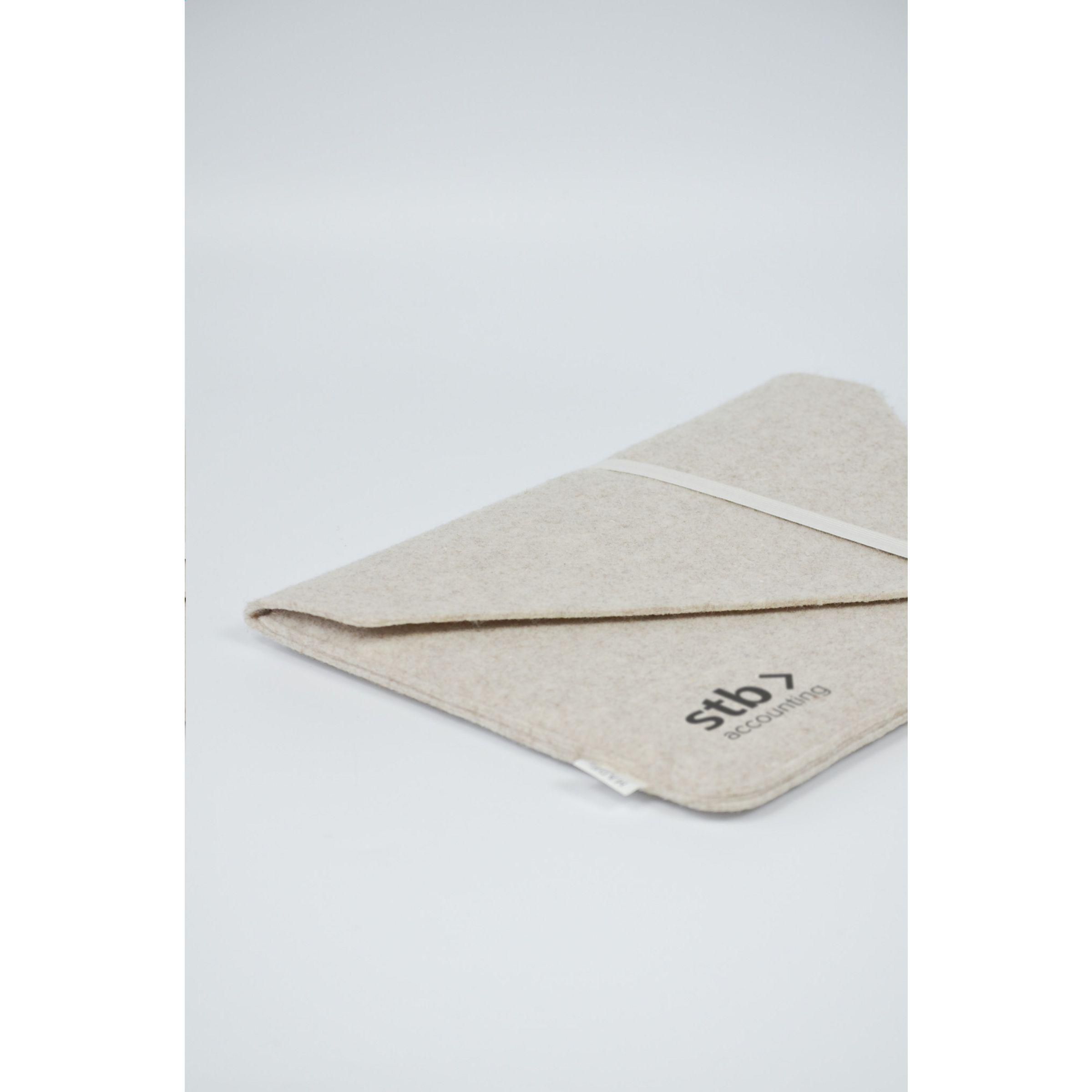 Vue 8 de Recycled Felt Laptop Sleeve 15/16p