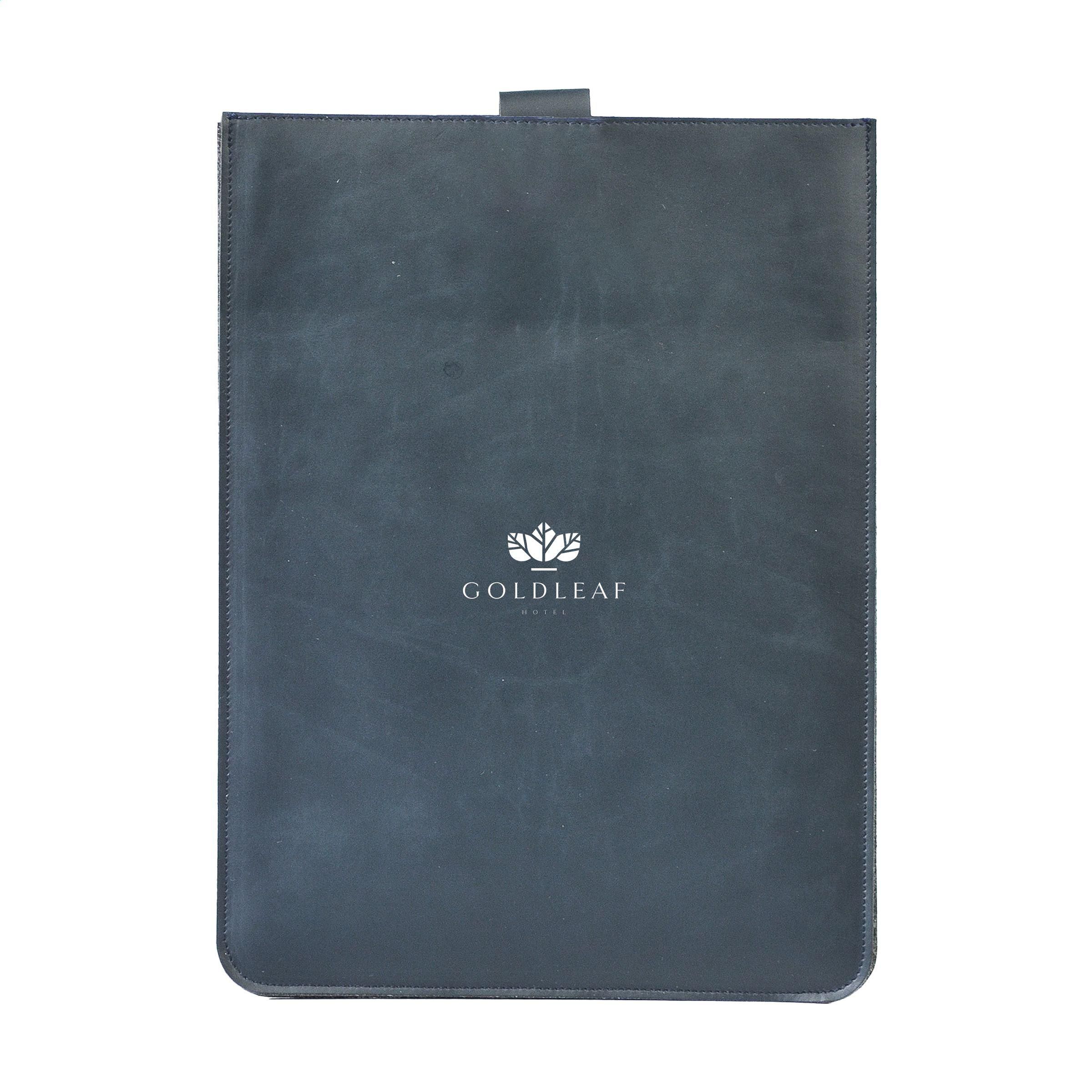 Vue 3 de Recycled Leather Laptop Sleeve 16"