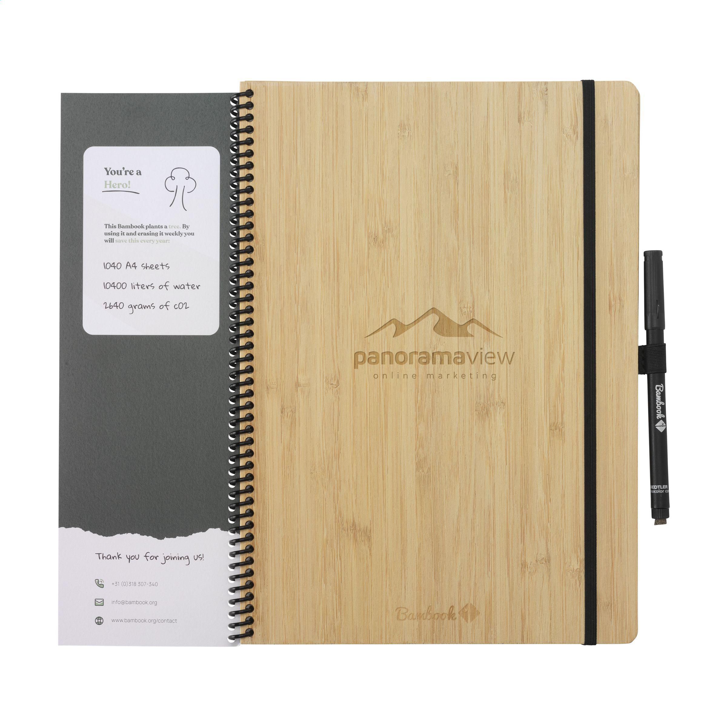 Vue 8 de Bambook Classic Hardcover Notebook A4 carnet de notes