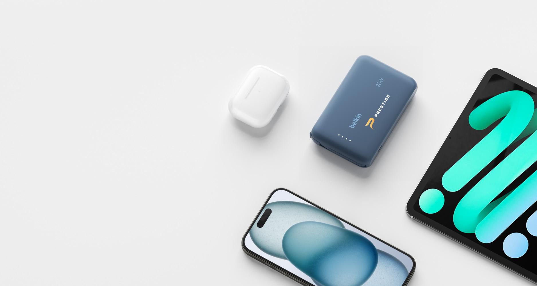 Vue 11 de Belkin BoostCharge Power Bank 10K Câble intégré