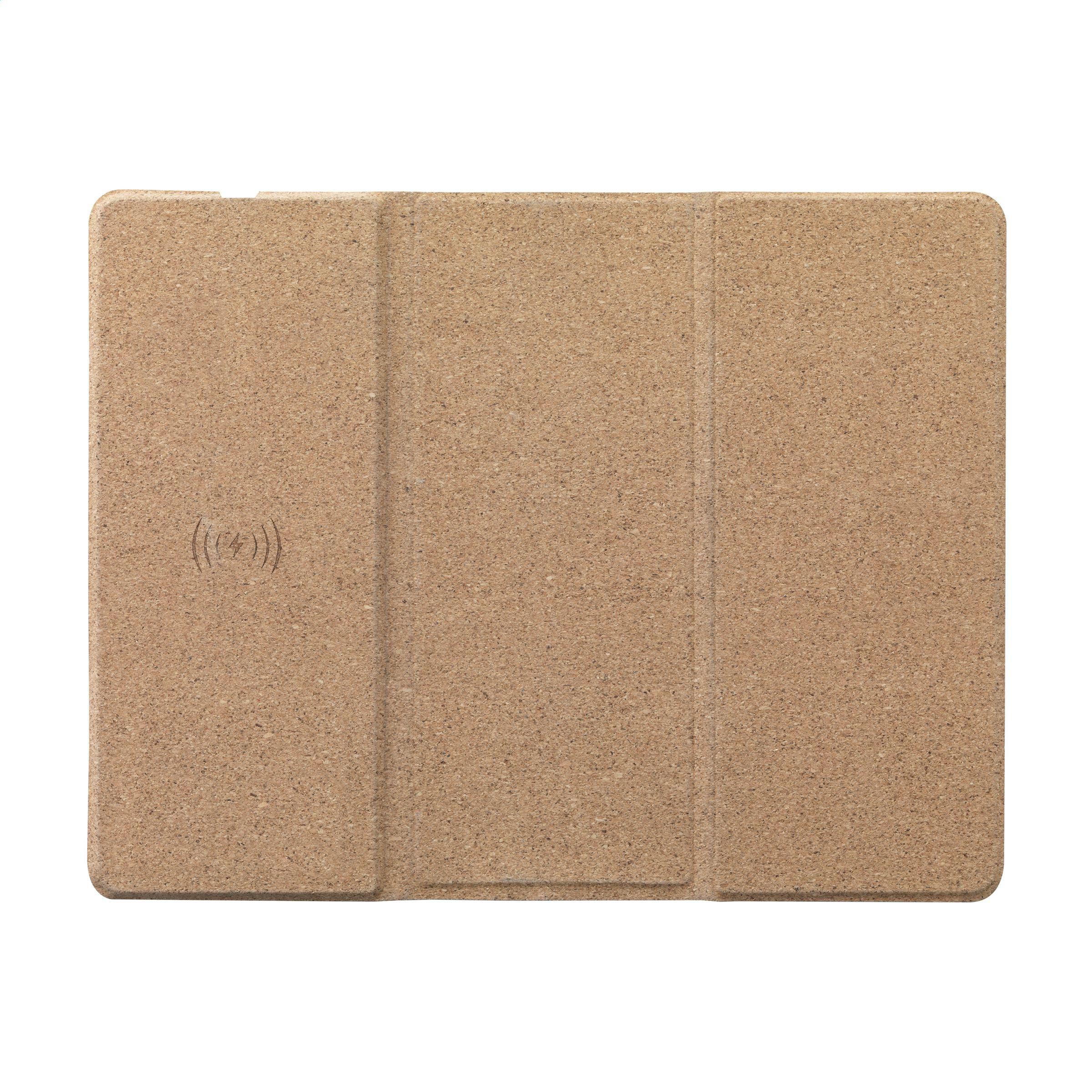 Vue 6 de Cork Wireless Charging Mousepad tapis de souris