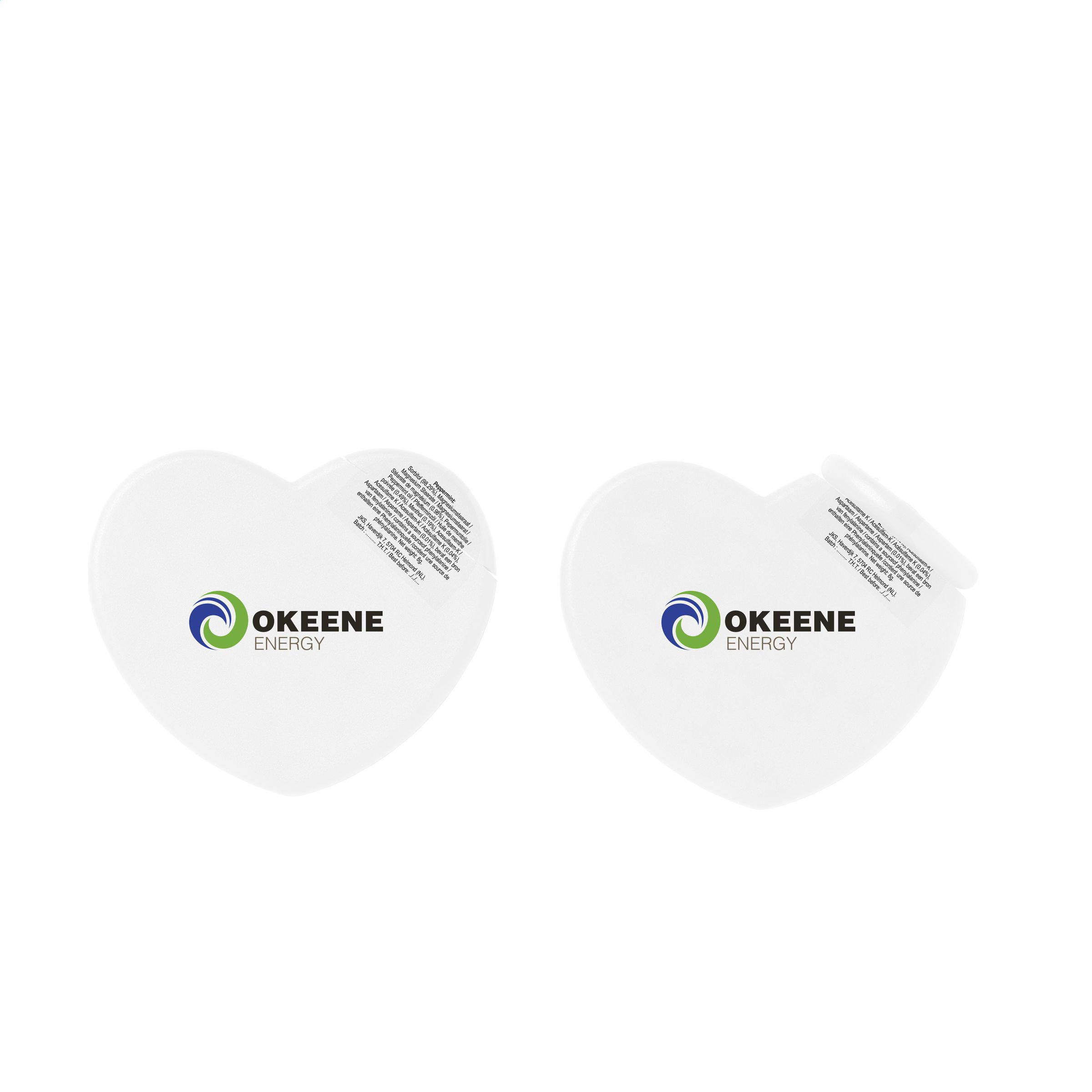 Vue 2 de HeartMint pastilles à la menthe