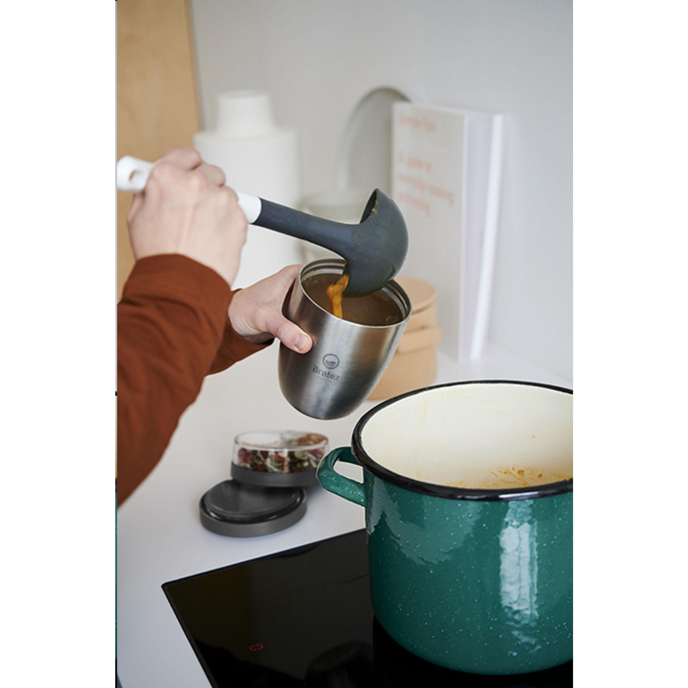 Vue 5 de Mepal Lunchpot Isotherme Inox Ellipse 500 ml