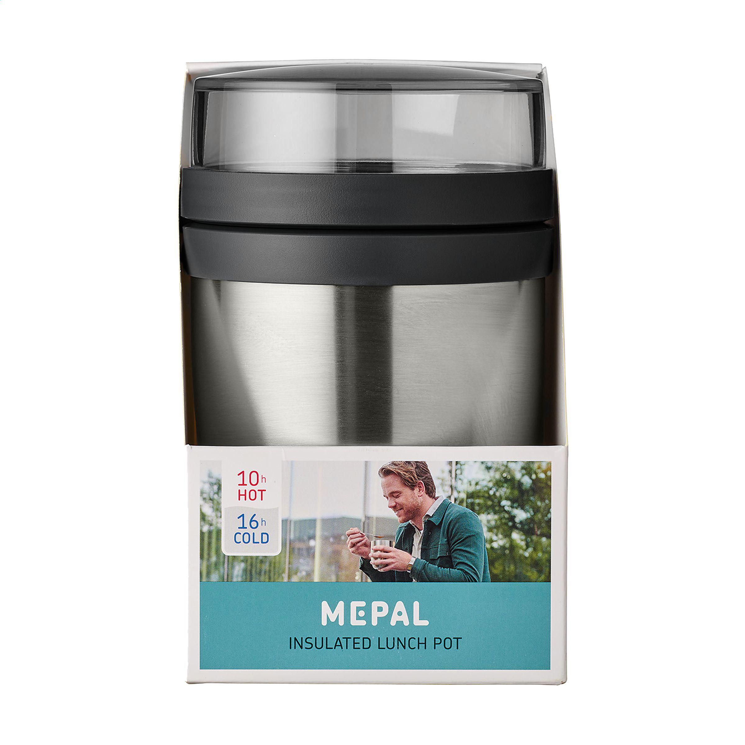 Vue 4 de Mepal Lunchpot Isotherme Inox Ellipse 500 ml