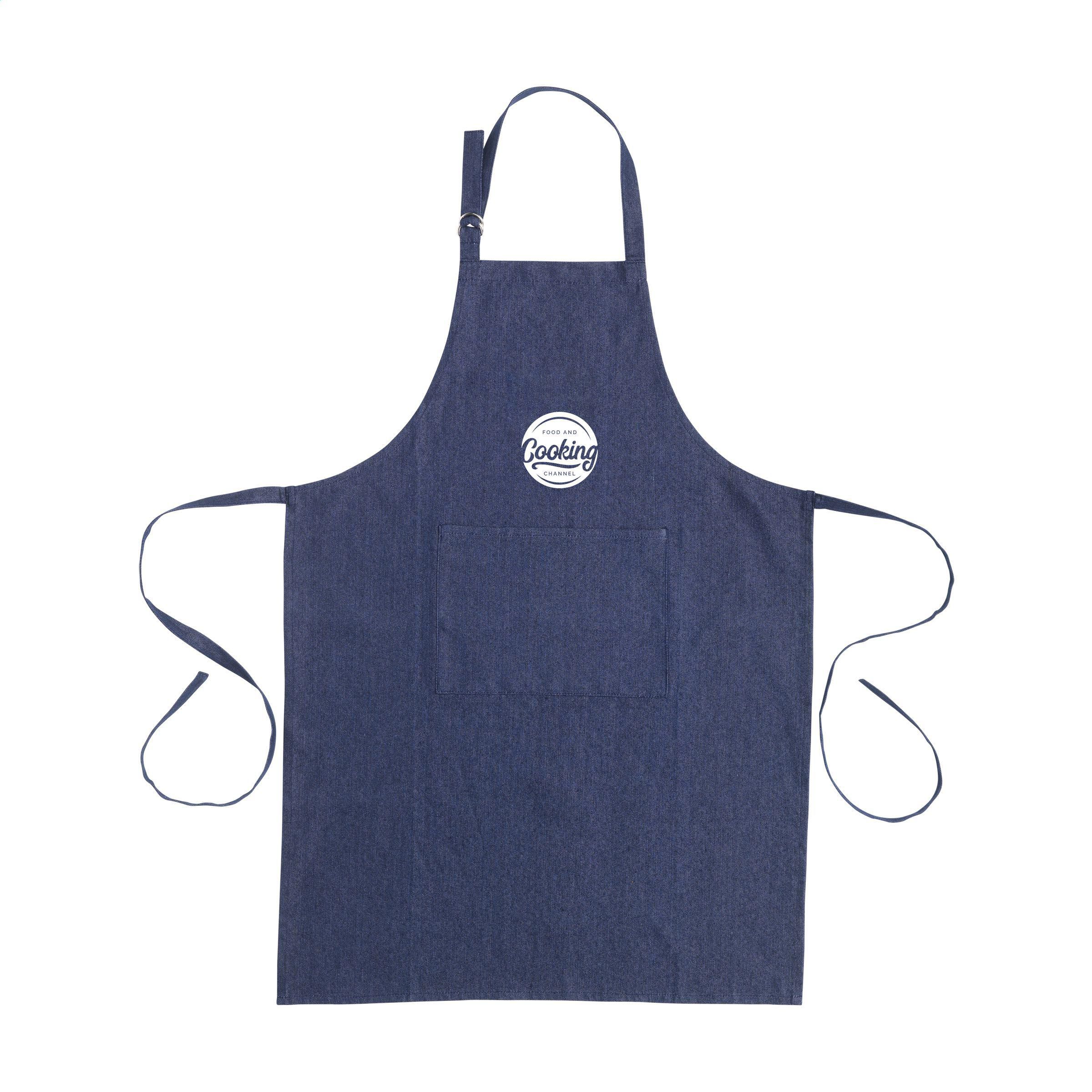 Vue 2 de Apron GRS Recycled Denim (220 g/m²) tablier