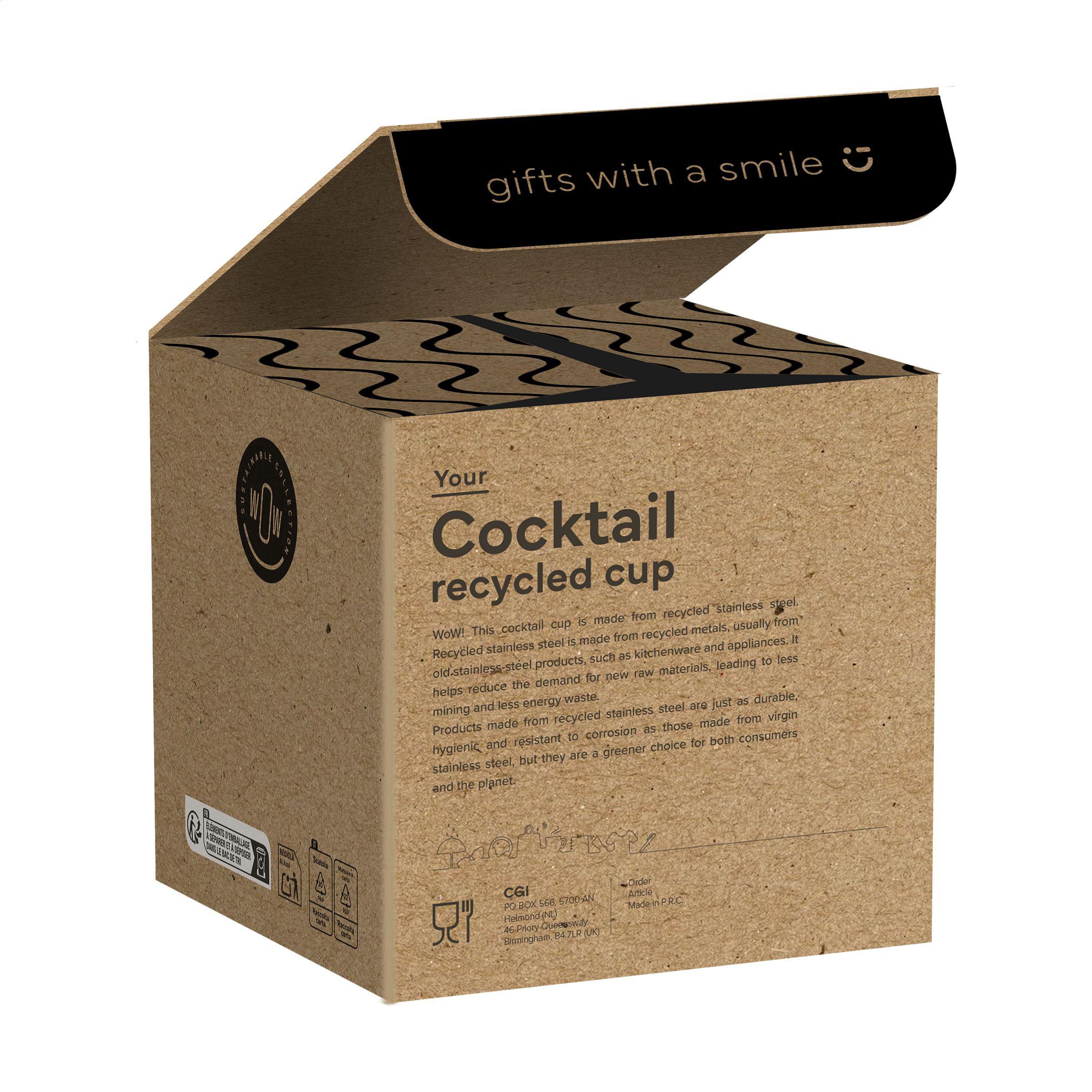 Vue 5 de Cocktail RCS Recycled Cup 400 ml