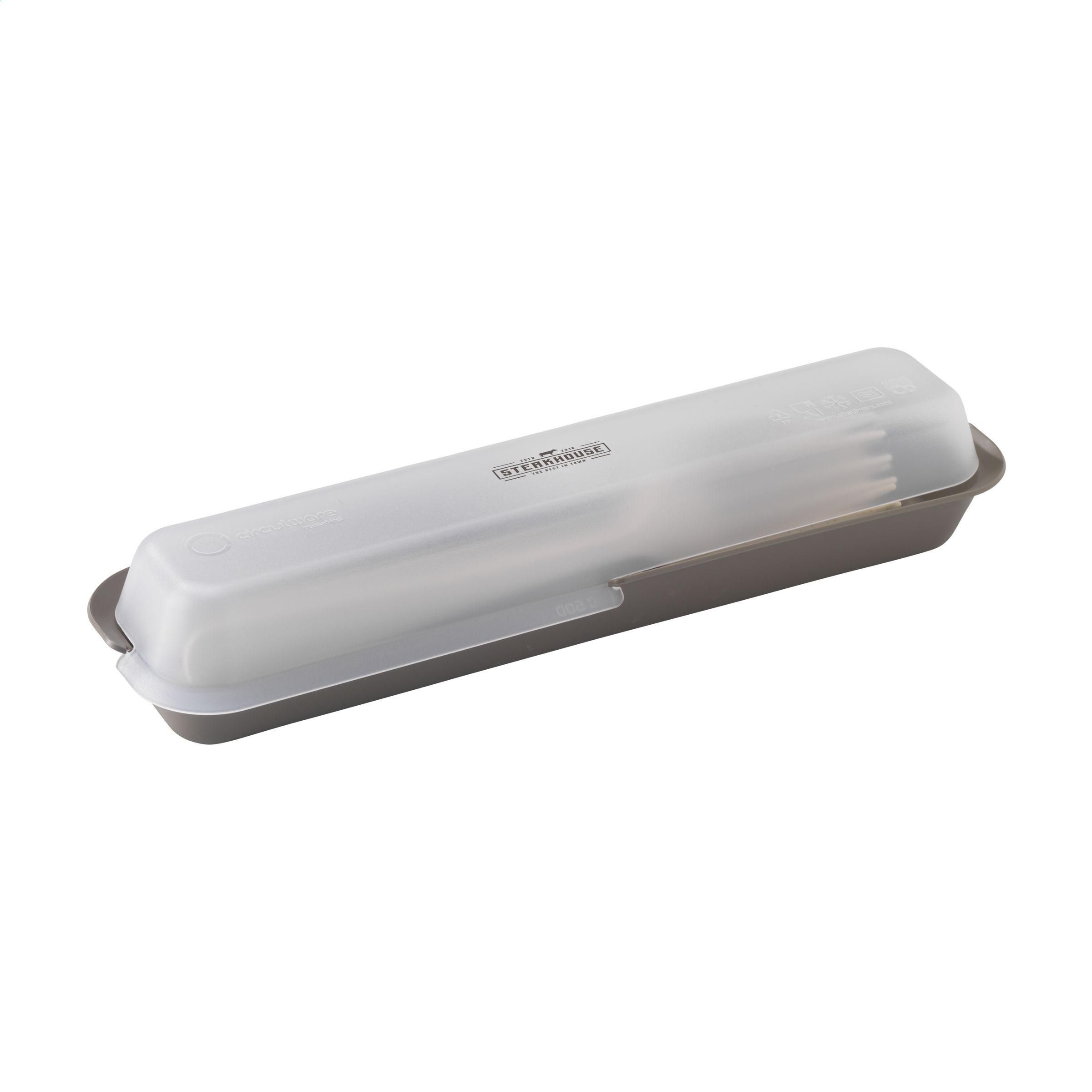 Vue 2 de Circulware Outdoor 6-piece Ensemble de couverts