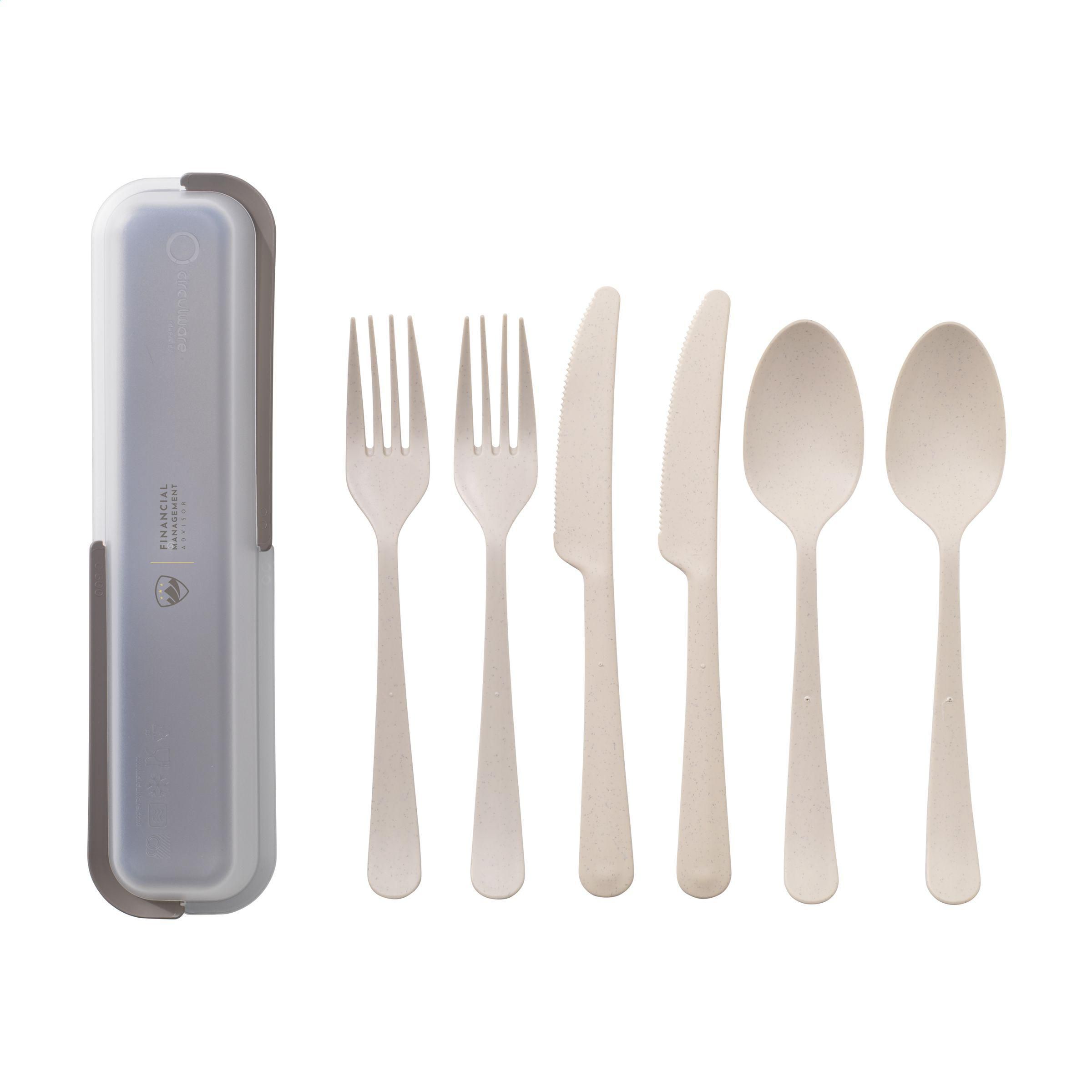 Vue 3 de Circulware Outdoor 6-piece Ensemble de couverts