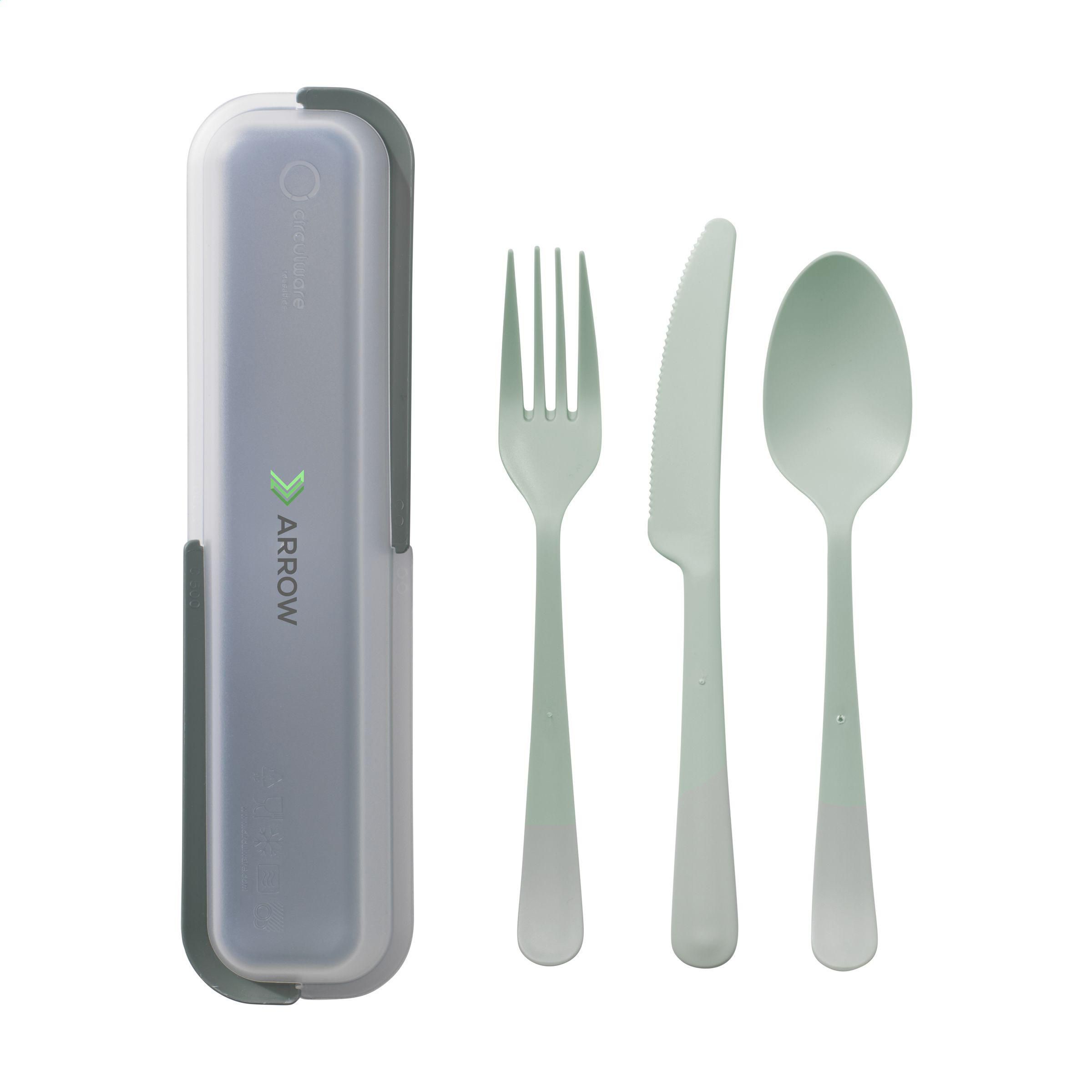 Vue 8 de Circulware Outdoor 3-piece Ensemble de couverts