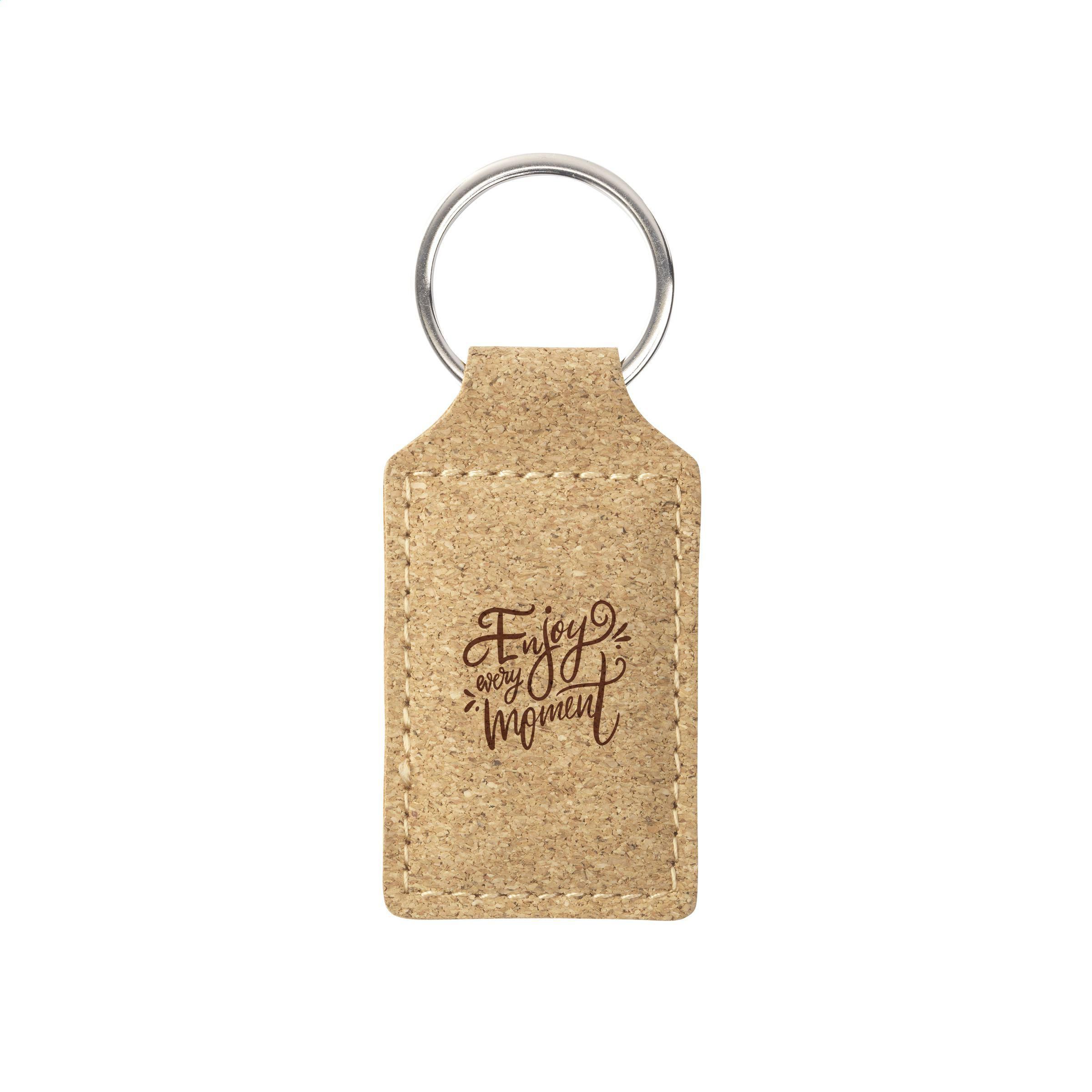 Vue 2 de Cork Key Ring porte-clés