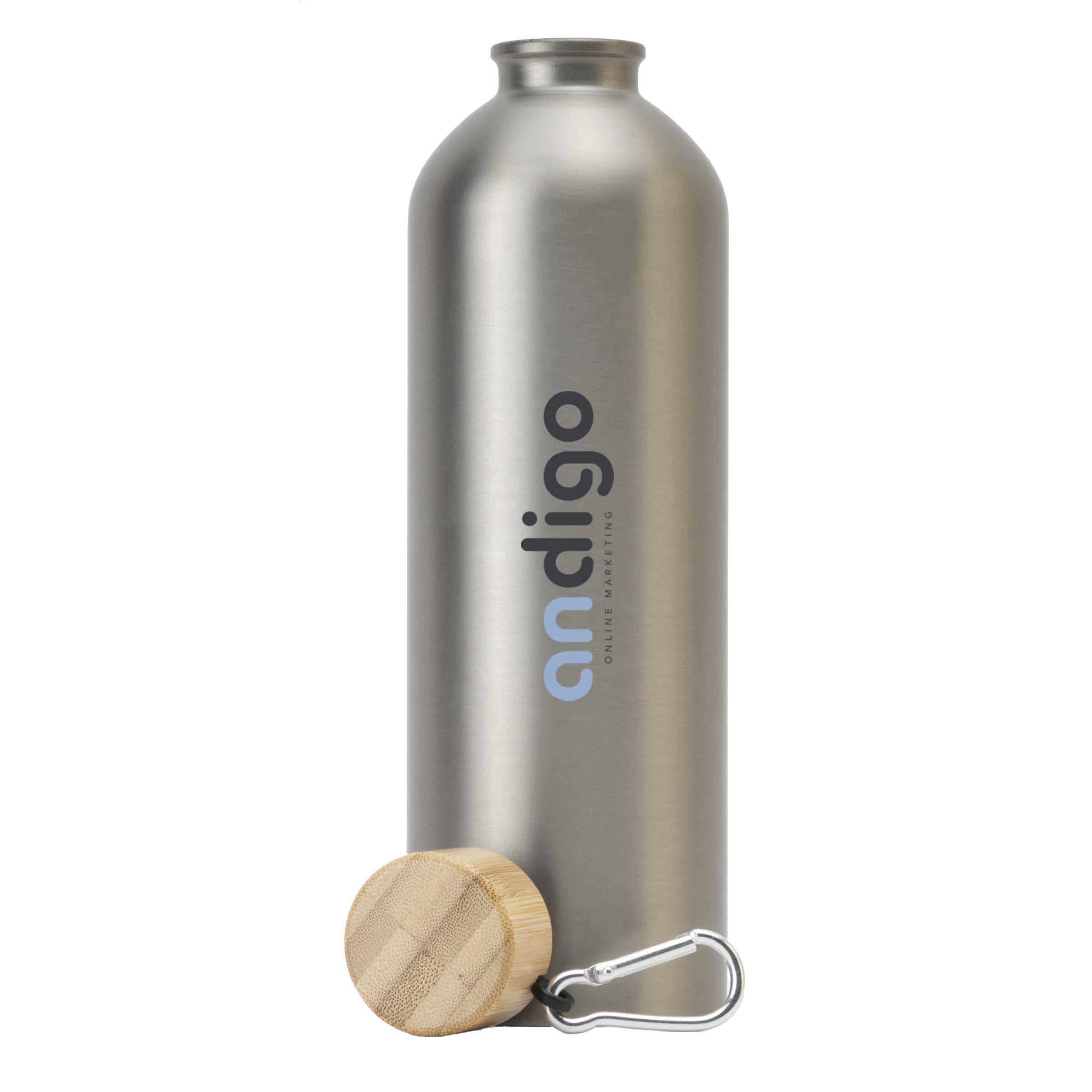 Vue 2 de SteelBamboo RCS Recycled Steel 750 ml bouteille