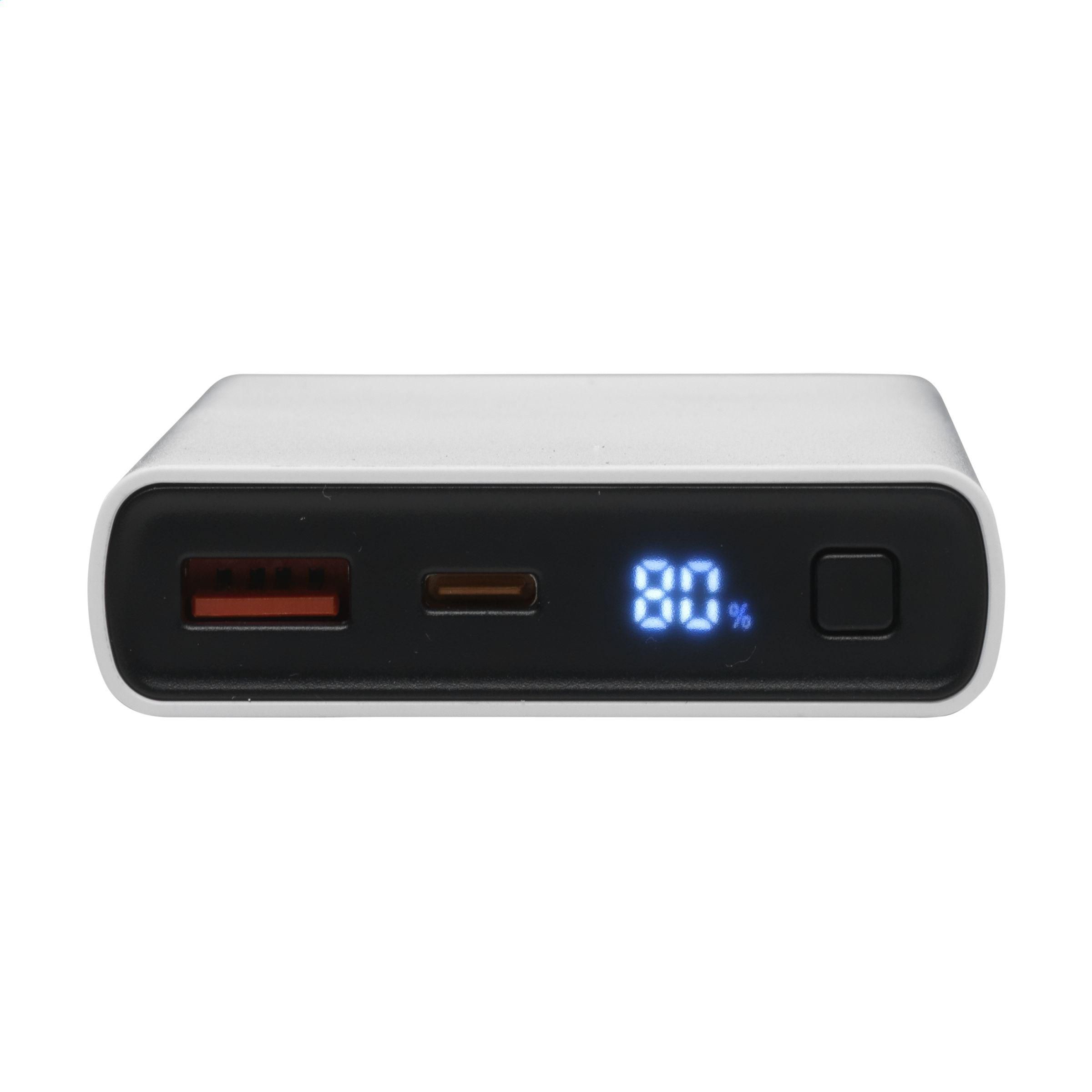 Vue 2 de Powerbank RCS Recycled ABS 10000 batterie externe