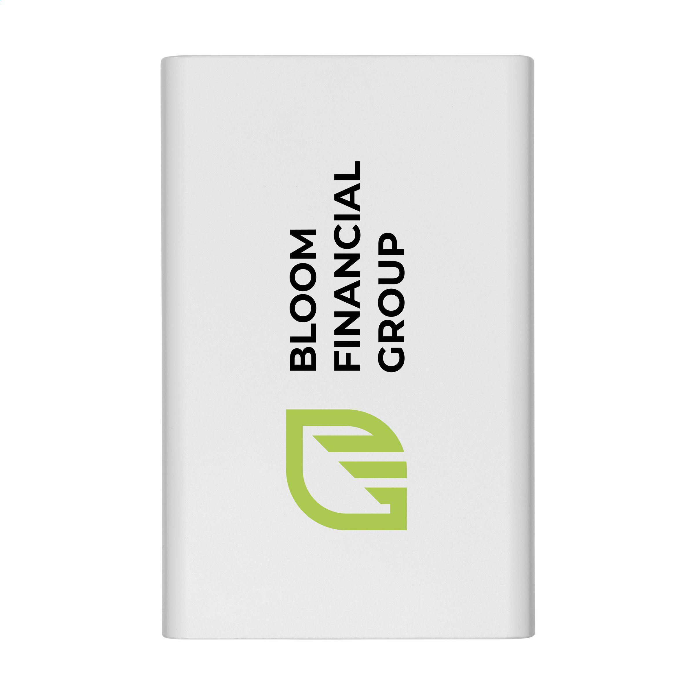 Vue 4 de Powerbank RCS Recycled ABS 10000 batterie externe