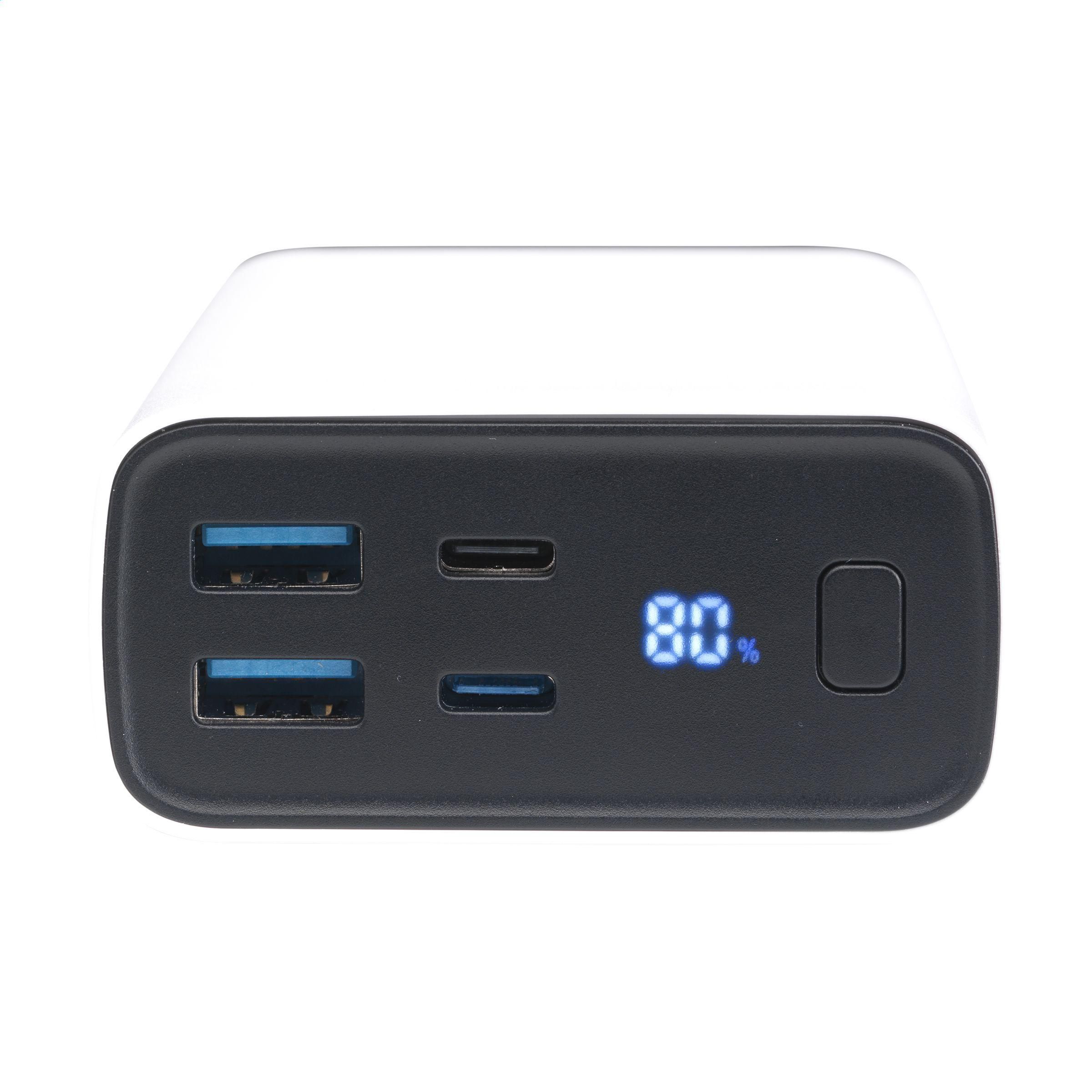 Vue 2 de Powerbank RCS Recycled ABS 20000 batterie externe