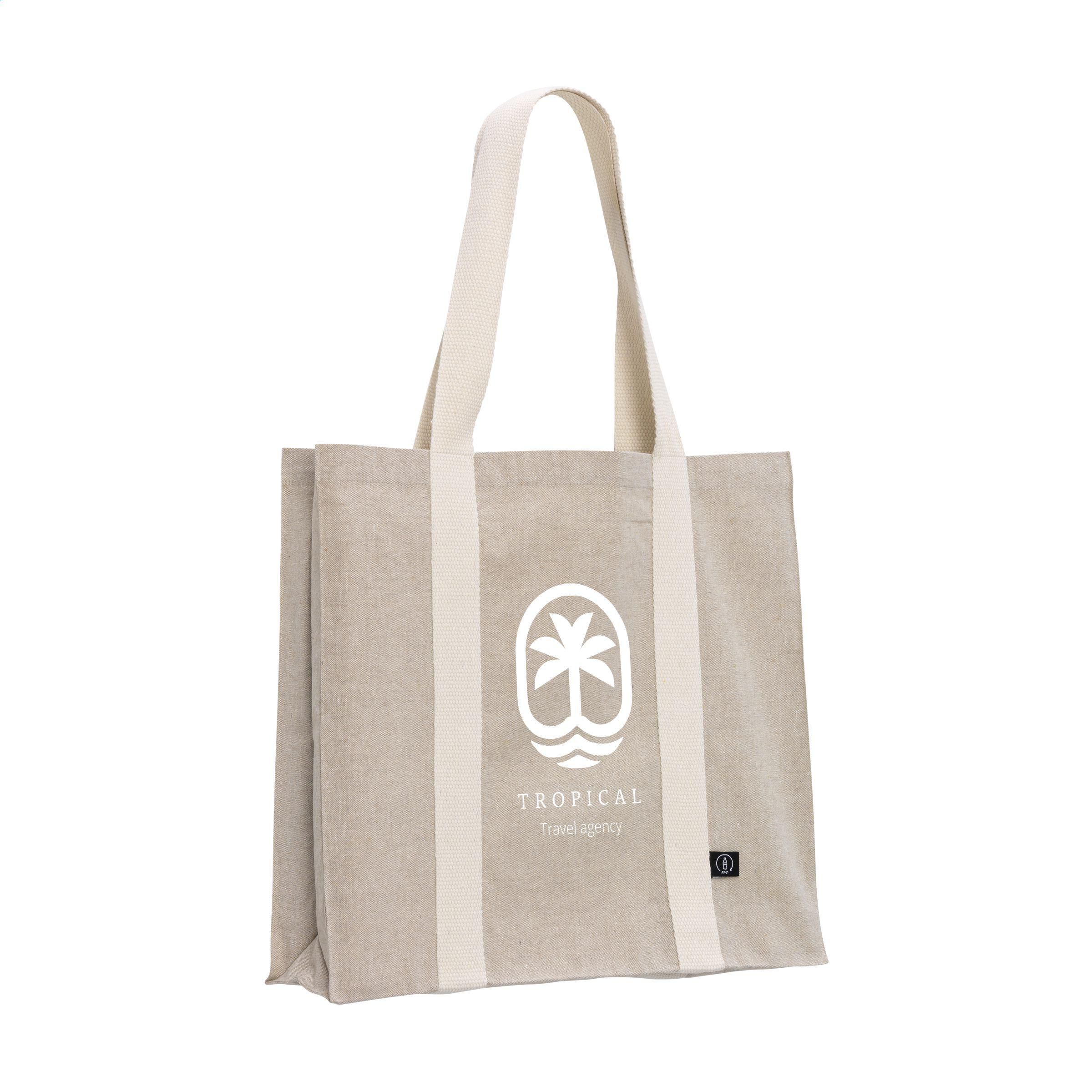 Vue 2 de Line GRS Recycled Shopper Bag (210 g/m²)