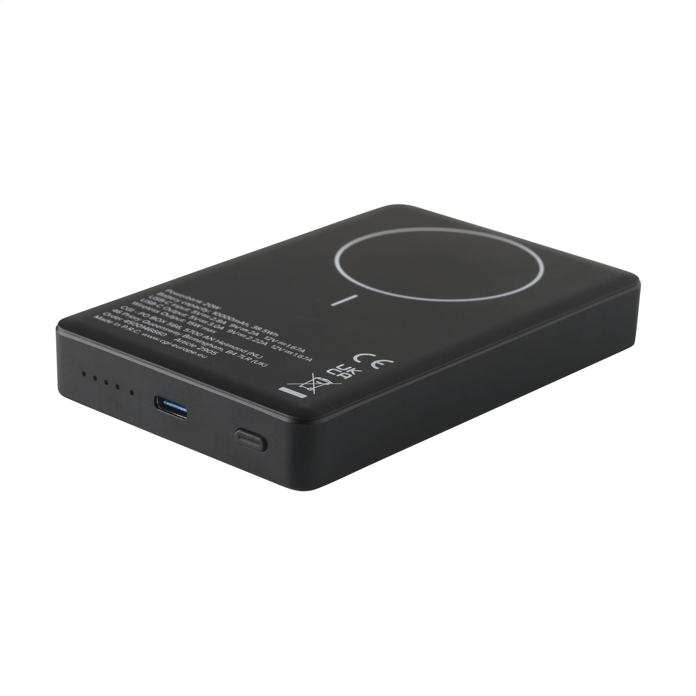 Vue 9 de Wireless RCS Recycled Alu Magsafe Powerbank 10000