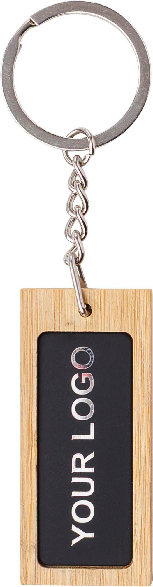 Vue 3 de Coffret cadeau Zaid | Recyclé | Stylo à bille et porte-clés