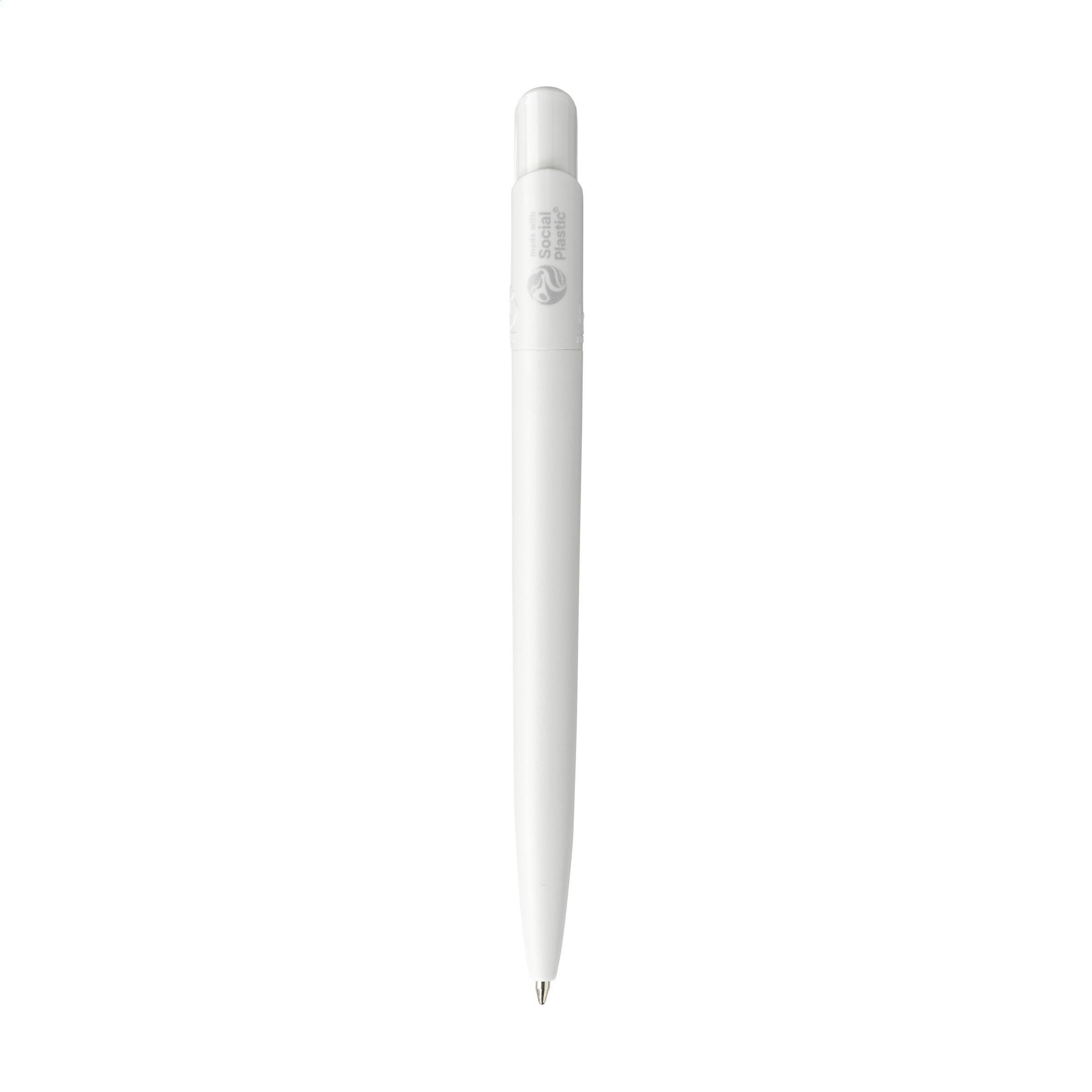 Vue 4 de Linoro Wave Ocean Recycled Pen