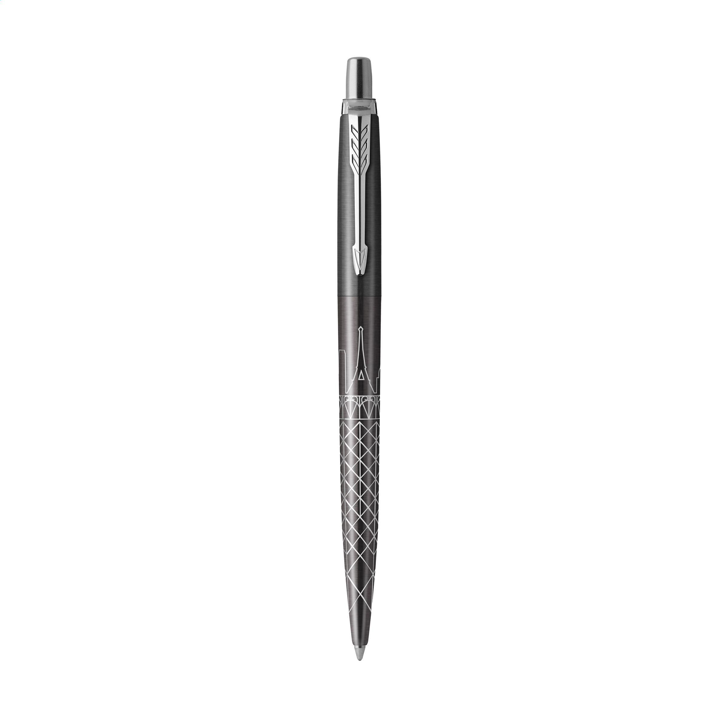 Vue 2 de Parker Jotter Global Icon Paris - encre bleue