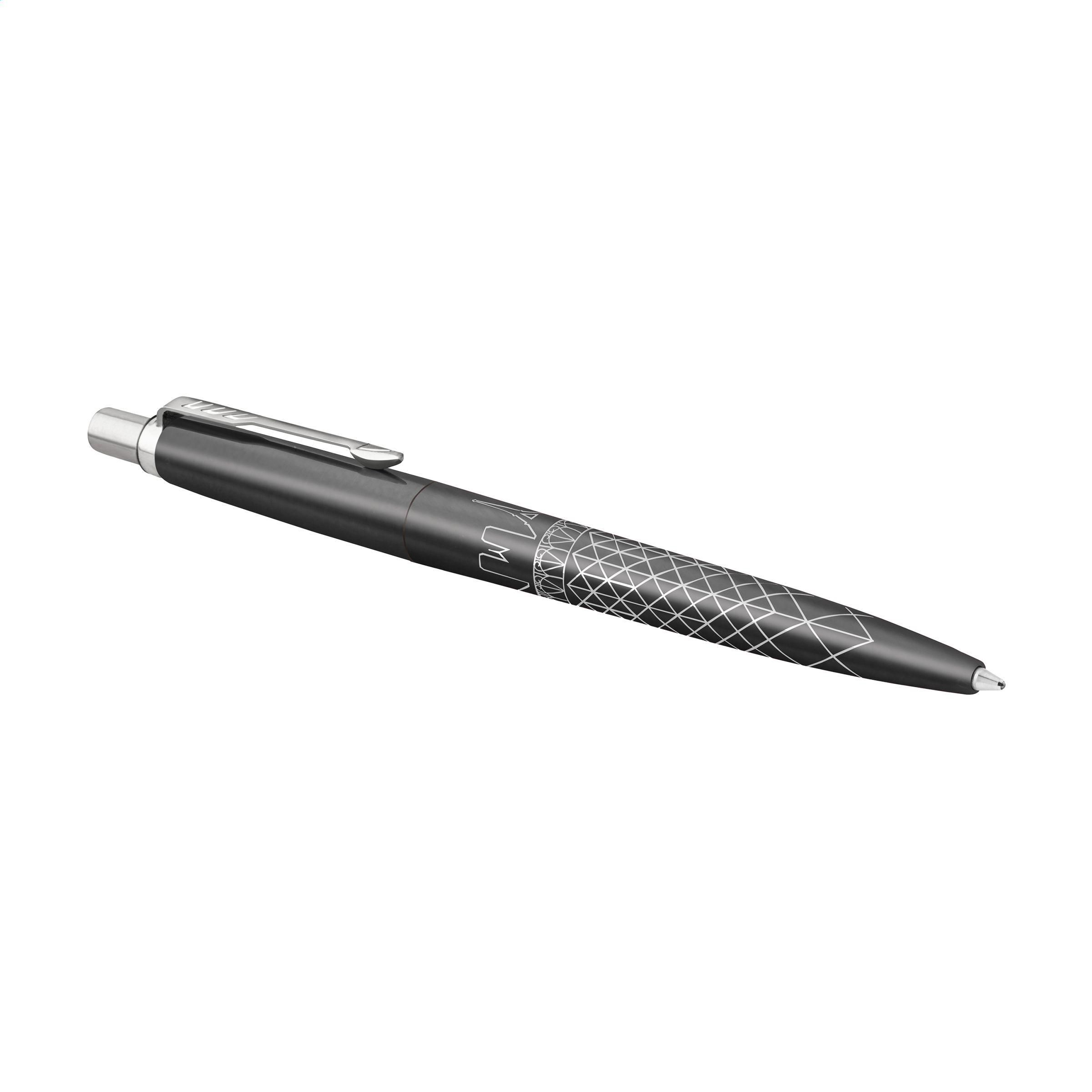 Vue 4 de Parker Jotter Global Icon Paris - encre bleue