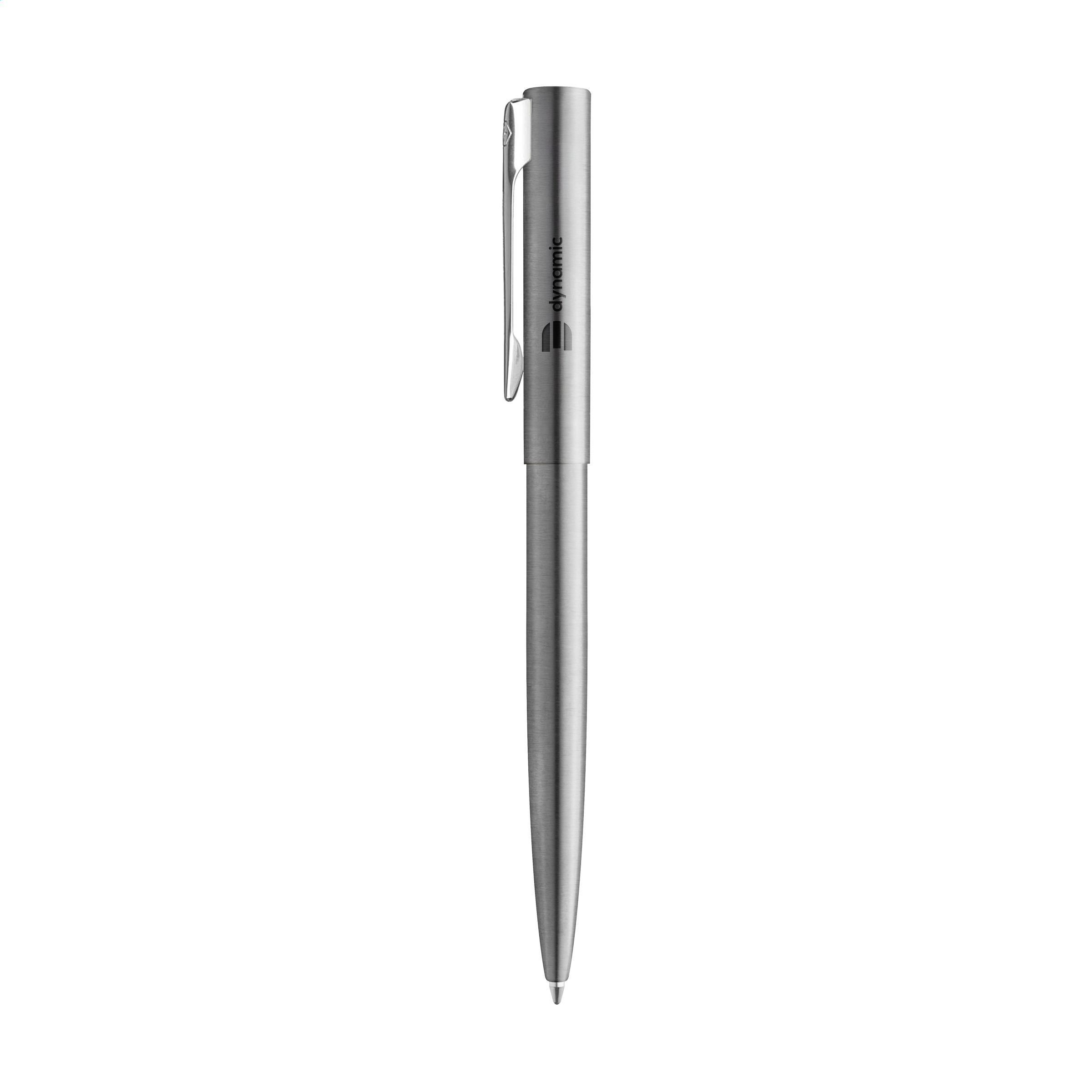 Vue 3 de Waterman Graduate Matt C.C. Stylo à bille – encre bleue