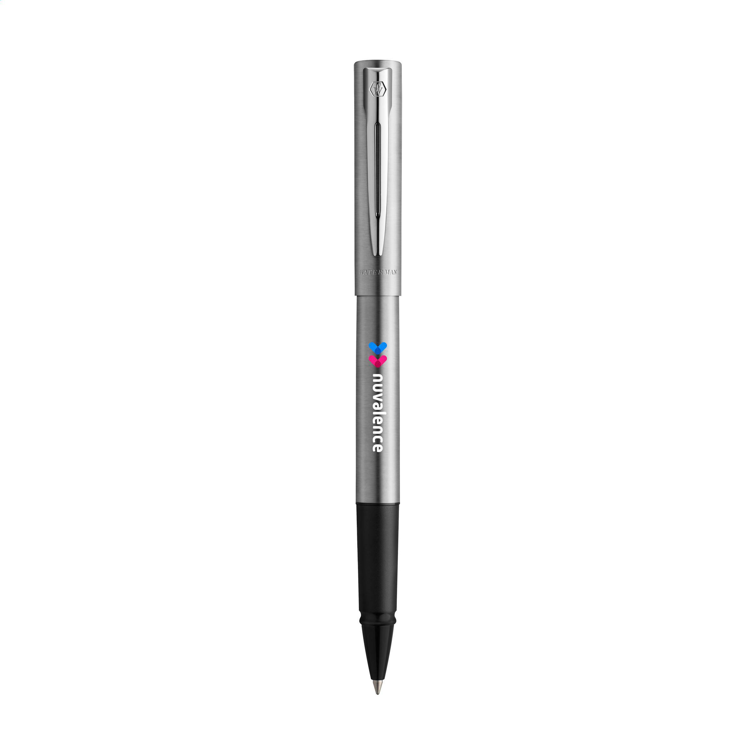Vue 2 de Waterman Graduate Chrom CT Stylo Roller - encre noire