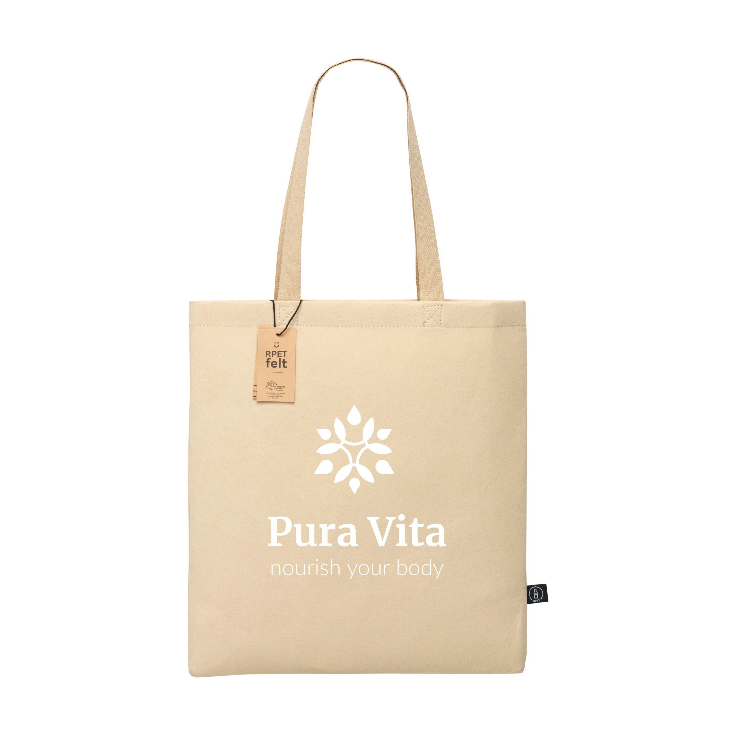 Vue 3 de Feltro GRS RPET Shopper sac de courses