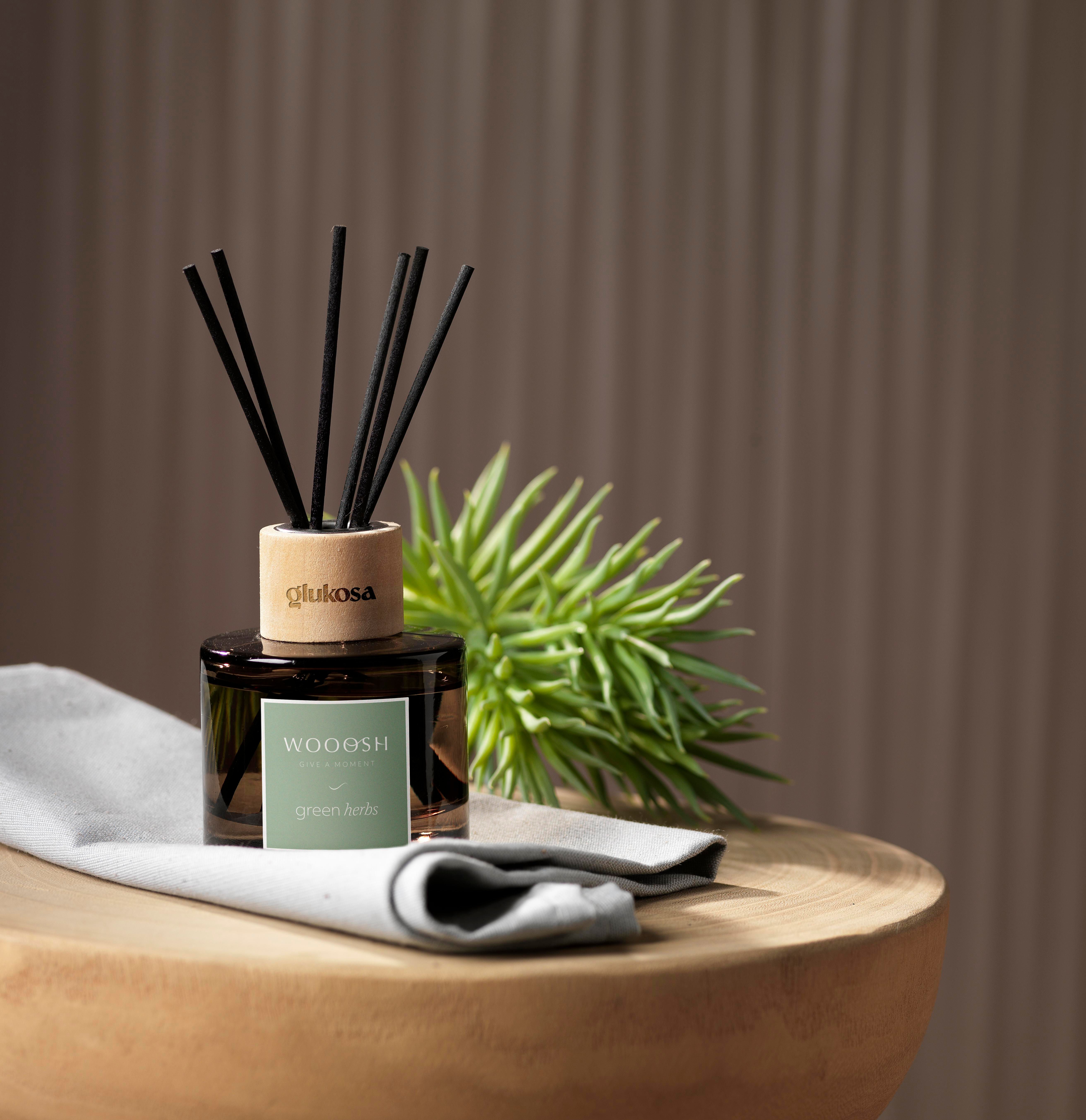 Vue 6 de Wooosh Fragrance Sticks Green Herbs bâtonnets de parfum