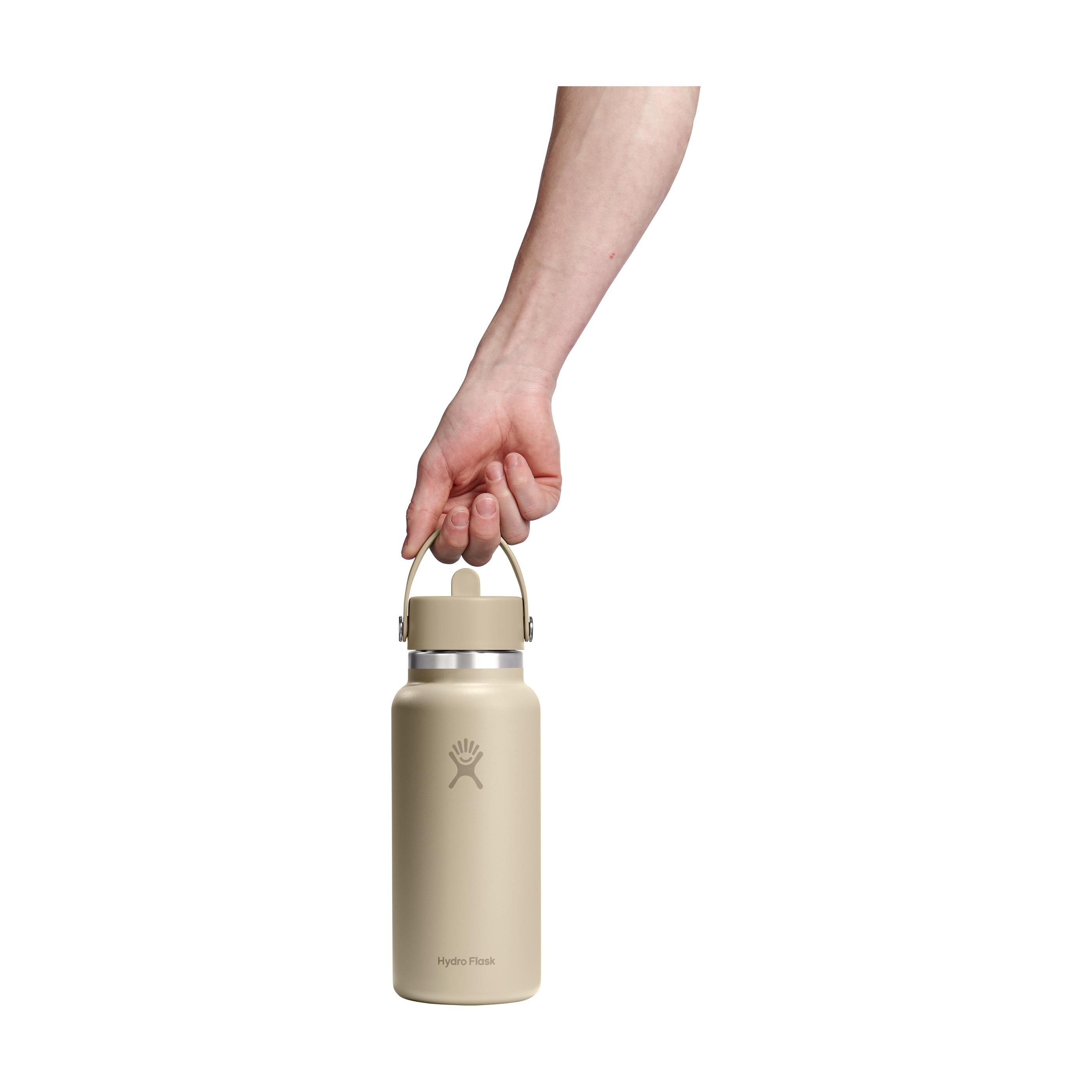Vue 4 de Hydro Flask Wide Mouth with Flex Straw Cap 946 ml bouteille d'eau
